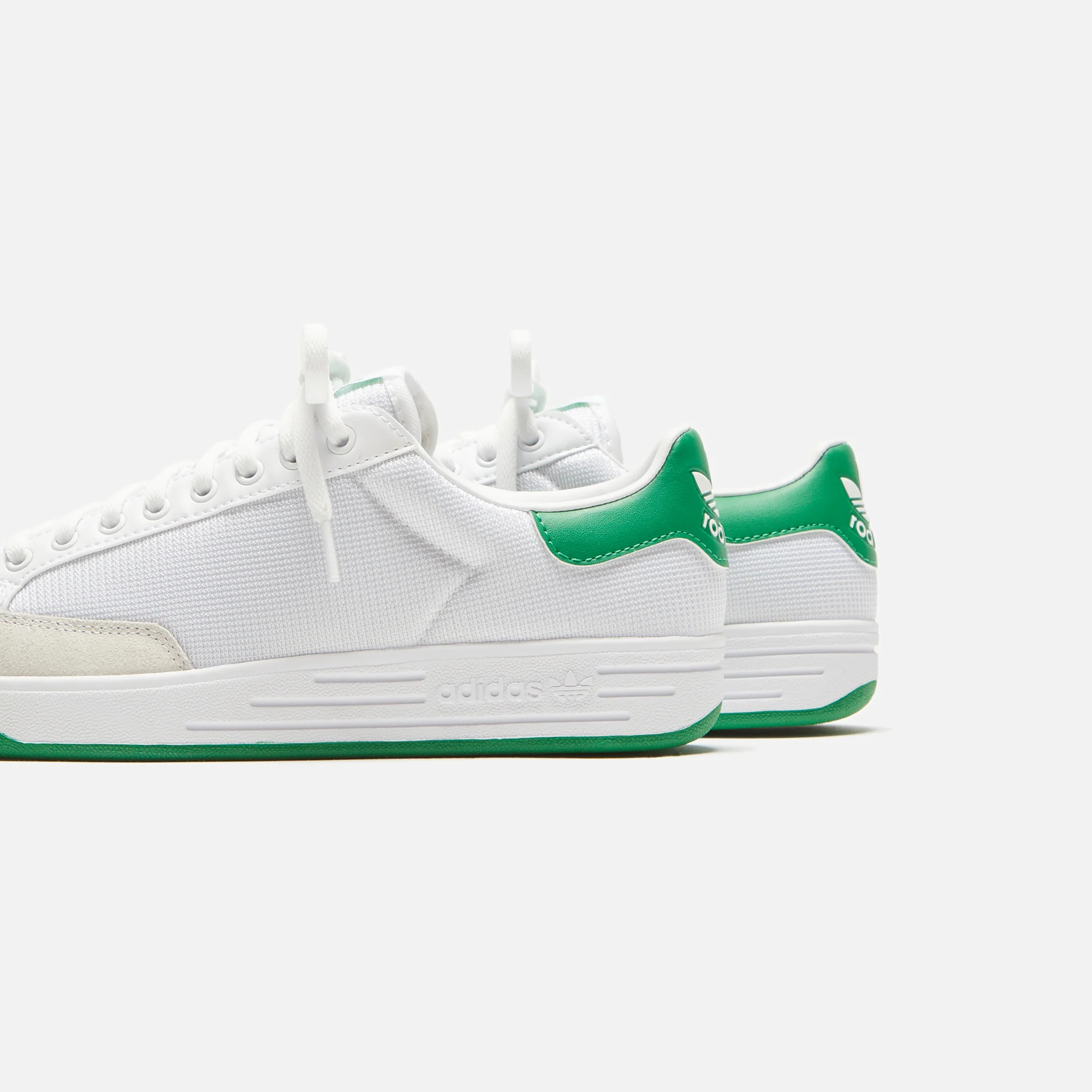 adidas Rod Laver - White / White / Green - Image 3