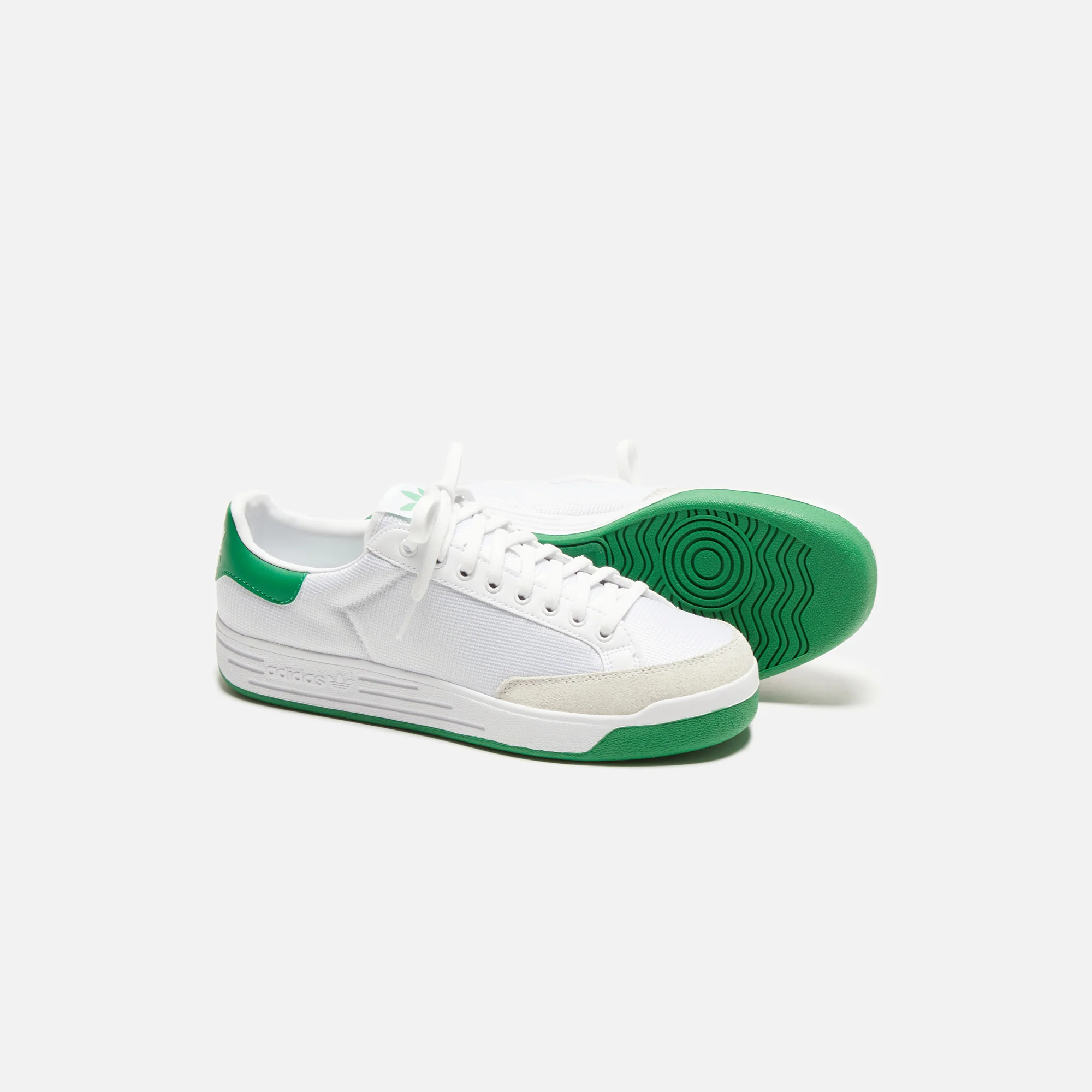 adidas Rod Laver - White / White / Green - Image 4