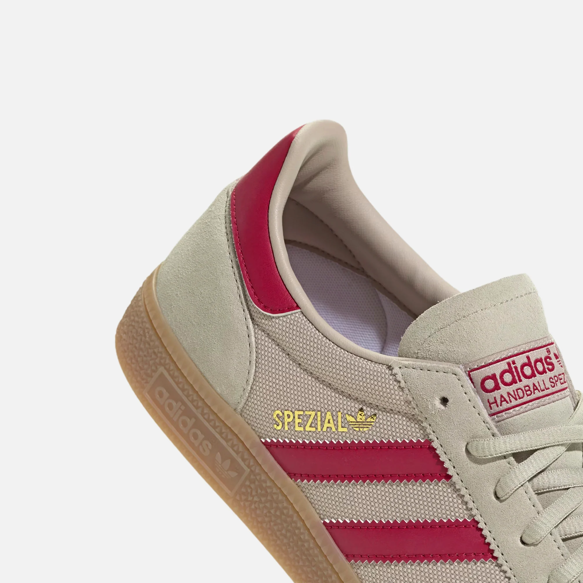 adidas Handball Spezial - Putty Grey / Team Victory Red - Image 6