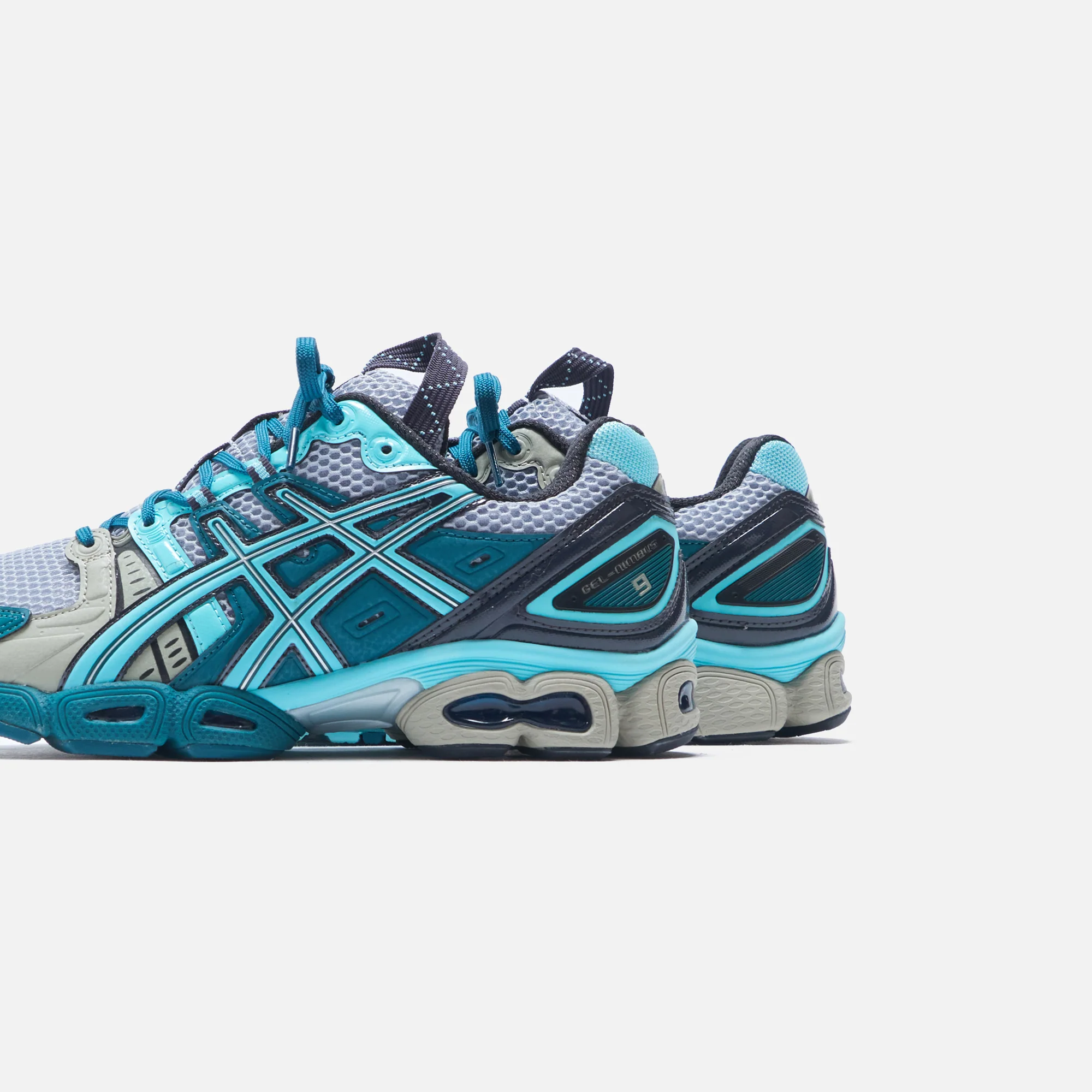 Asics UB3-S Gel-Nimbus 9 - Piedmont Grey / Aruba Blue - Image 4