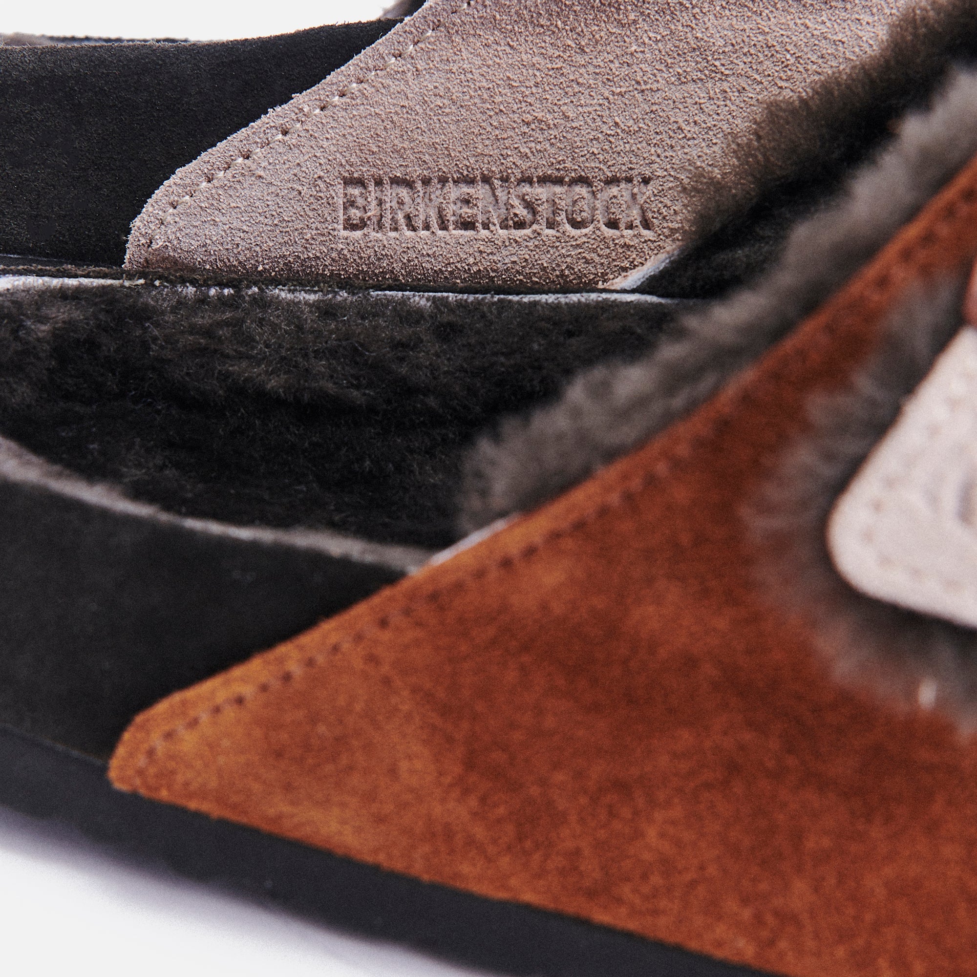 Kith for Birkenstock Arizona Shearling - Mink / Dark Brown - Image 9