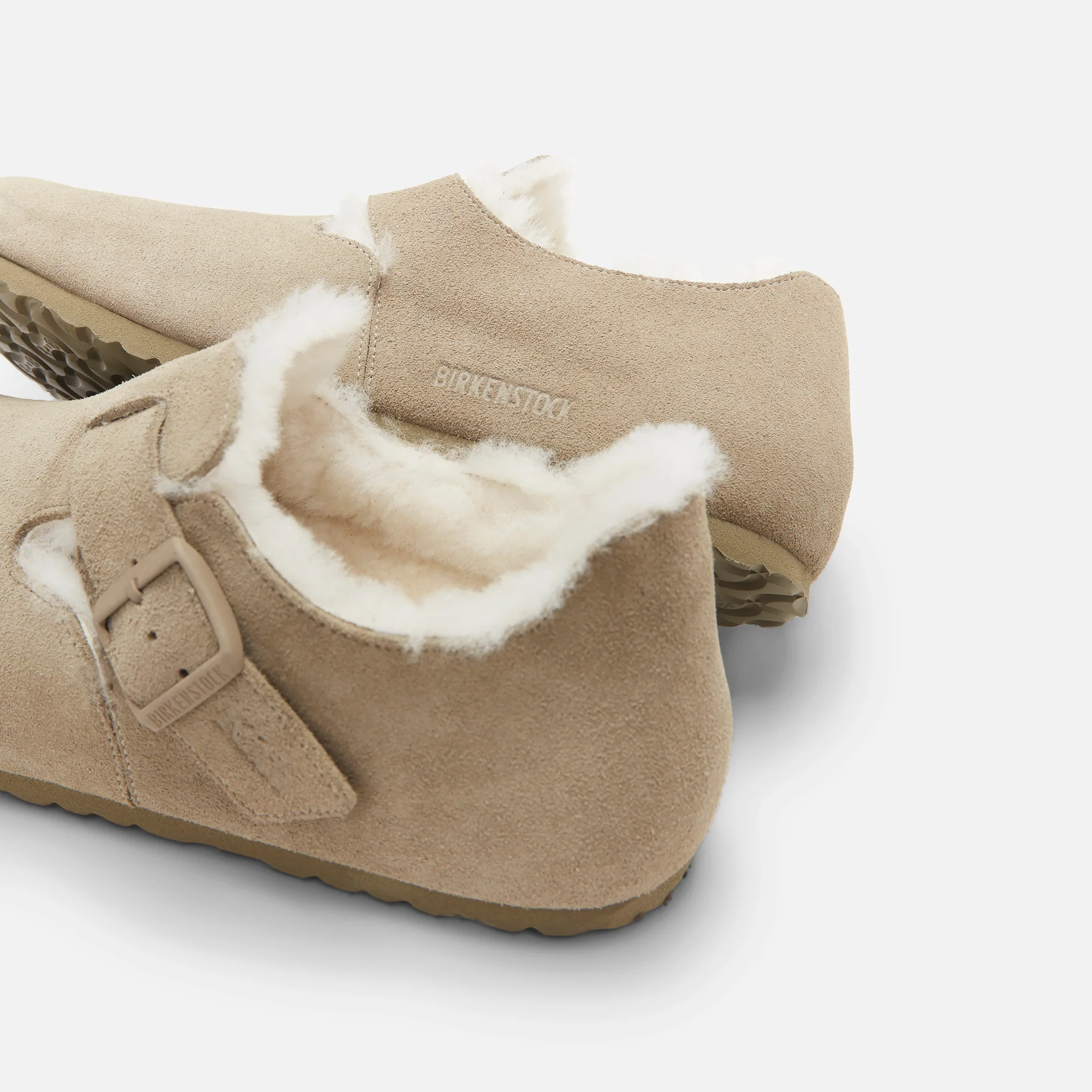 Kith for Birkenstock London Shearling - Faded Khaki - Image 7