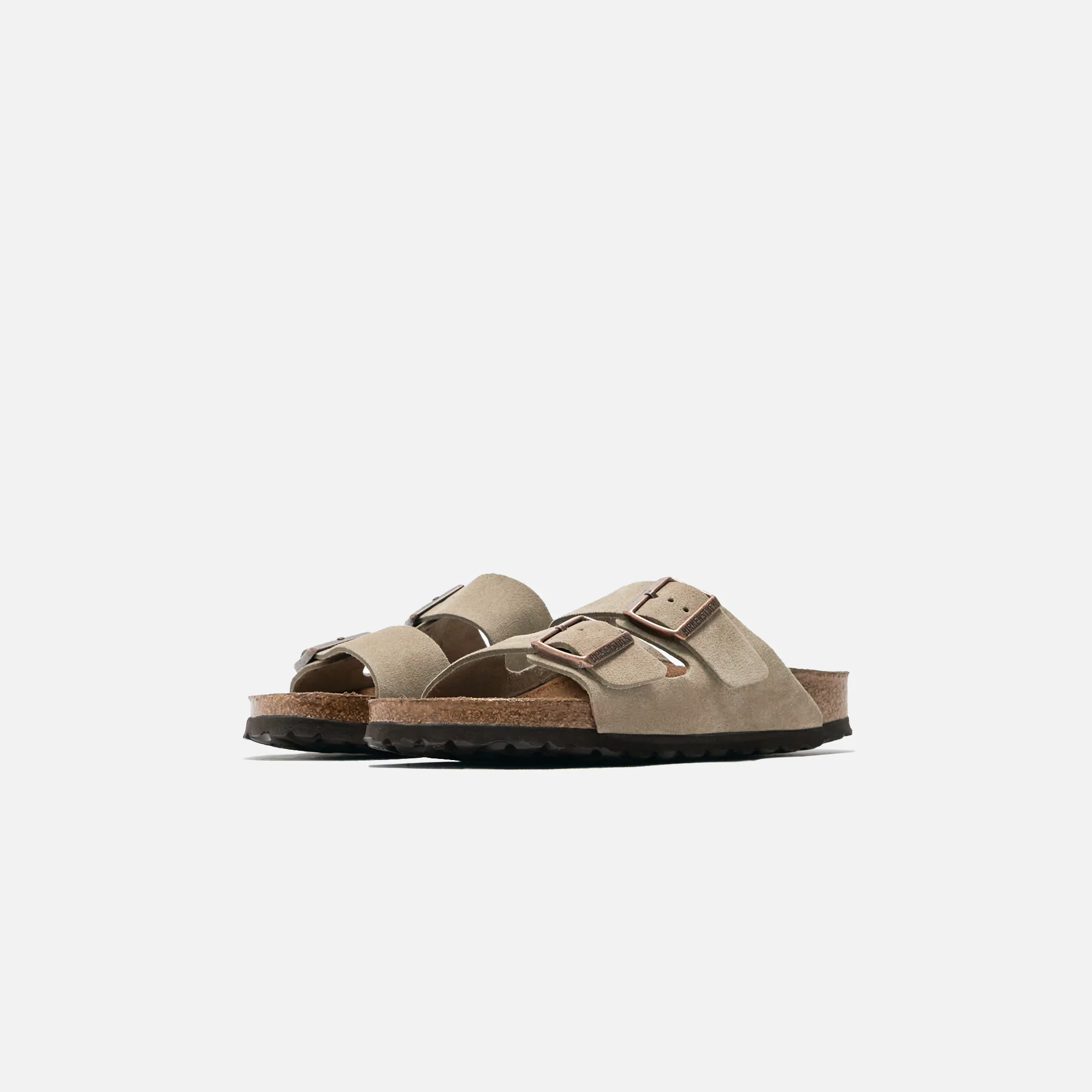 Birkenstock Arizona Soft Footbed Suede Sandals -  Taupe - Image 3