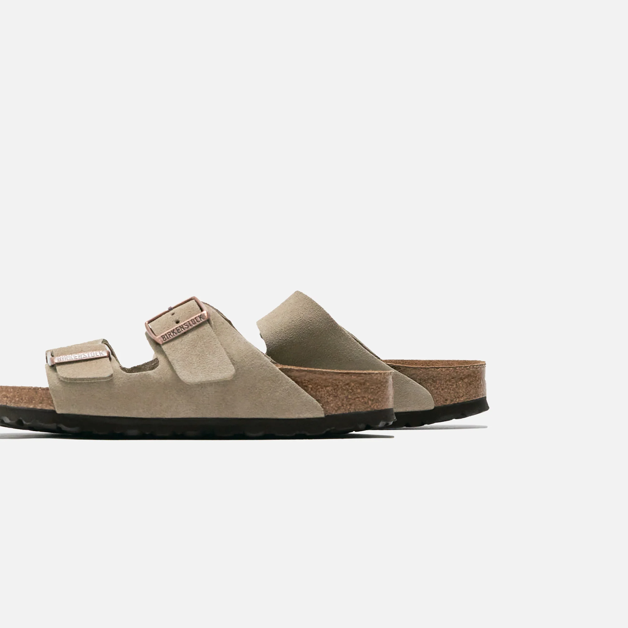 Birkenstock Arizona Soft Footbed Suede Sandals -  Taupe - Image 5