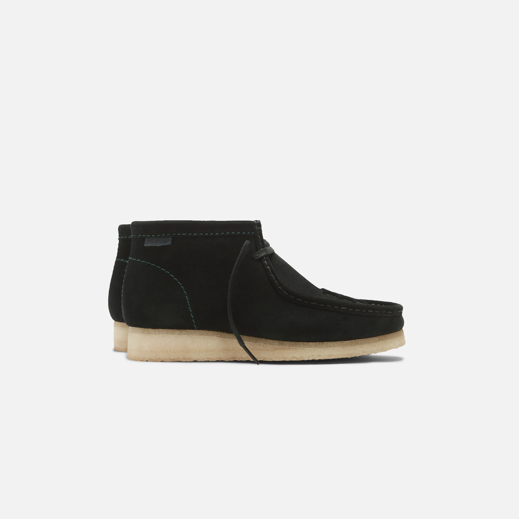 Kith & Clarks for New York Mets Wallabee Boot - Dark Green Suede - Image 3