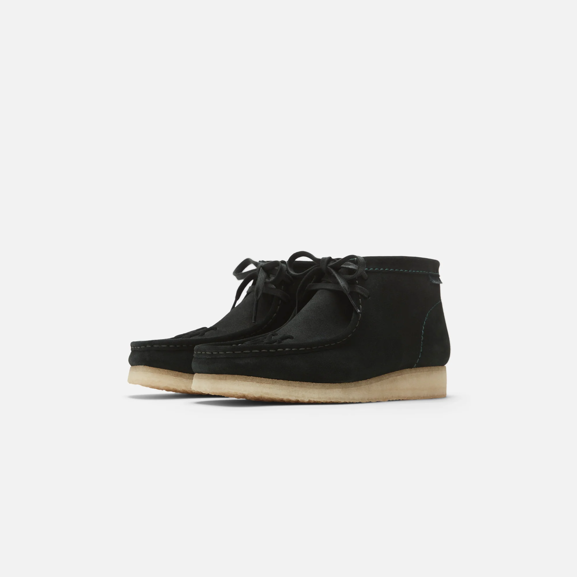 Kith & Clarks for New York Mets Wallabee Boot - Dark Green Suede - Image 7