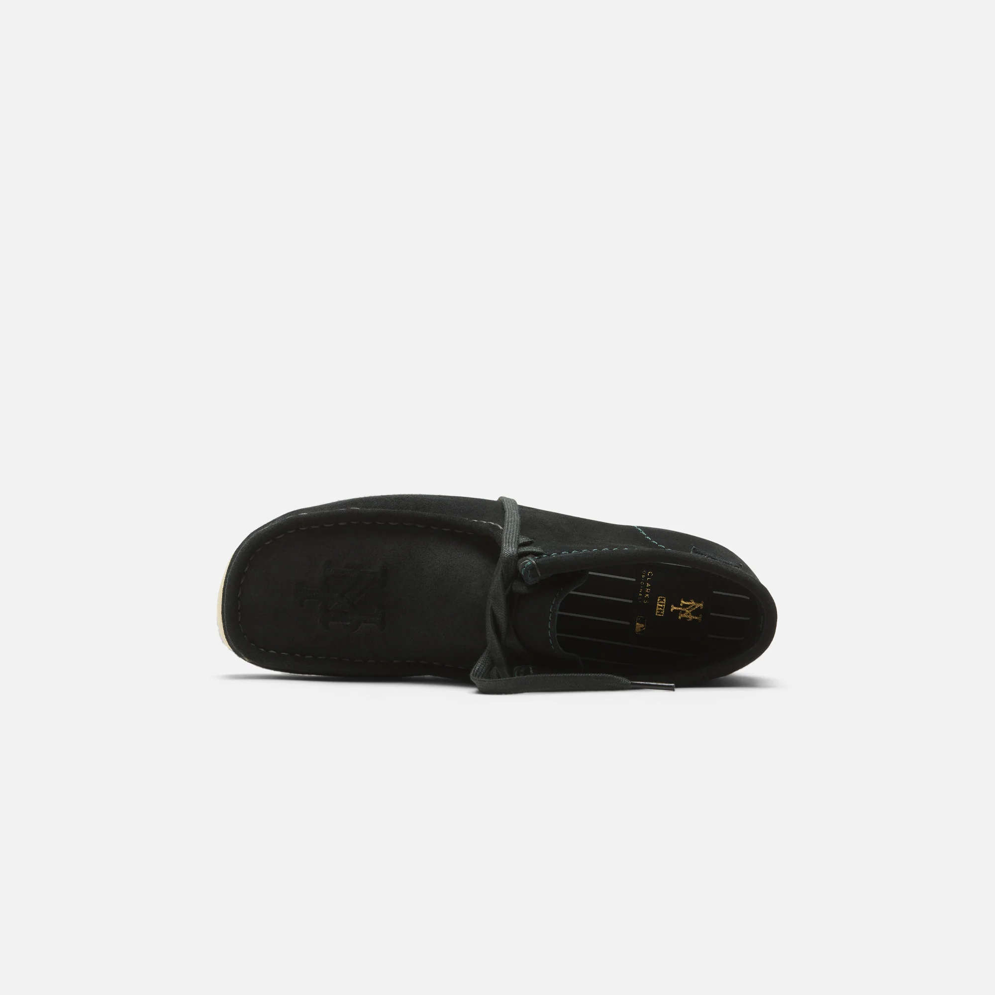 Kith & Clarks for New York Mets Wallabee Boot - Dark Green Suede - Image 8