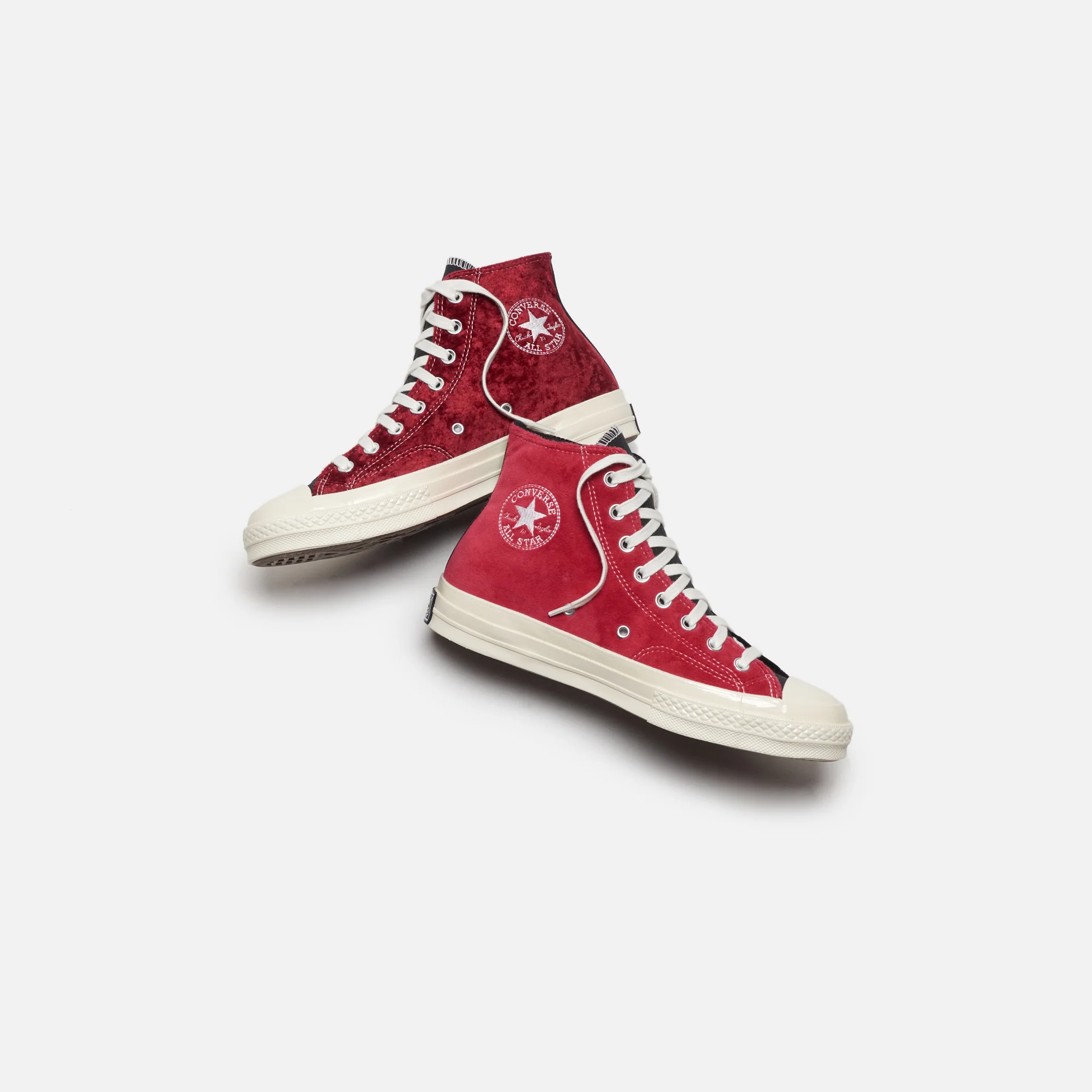 Converse Chuck 70 Beyond Retro Velvet - Black / Red / Egret - Image 4