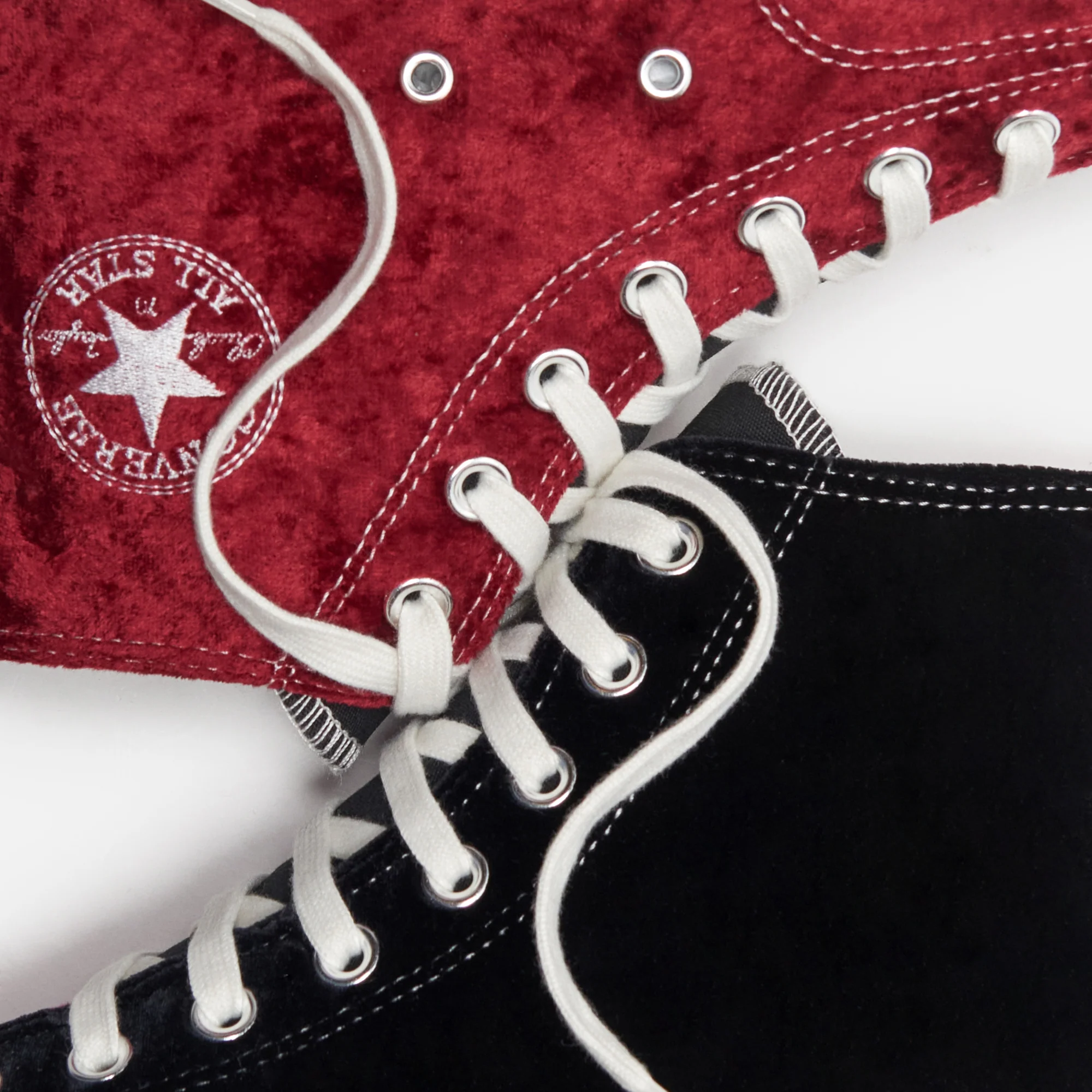 Converse Chuck 70 Beyond Retro Velvet - Black / Red / Egret - Image 5