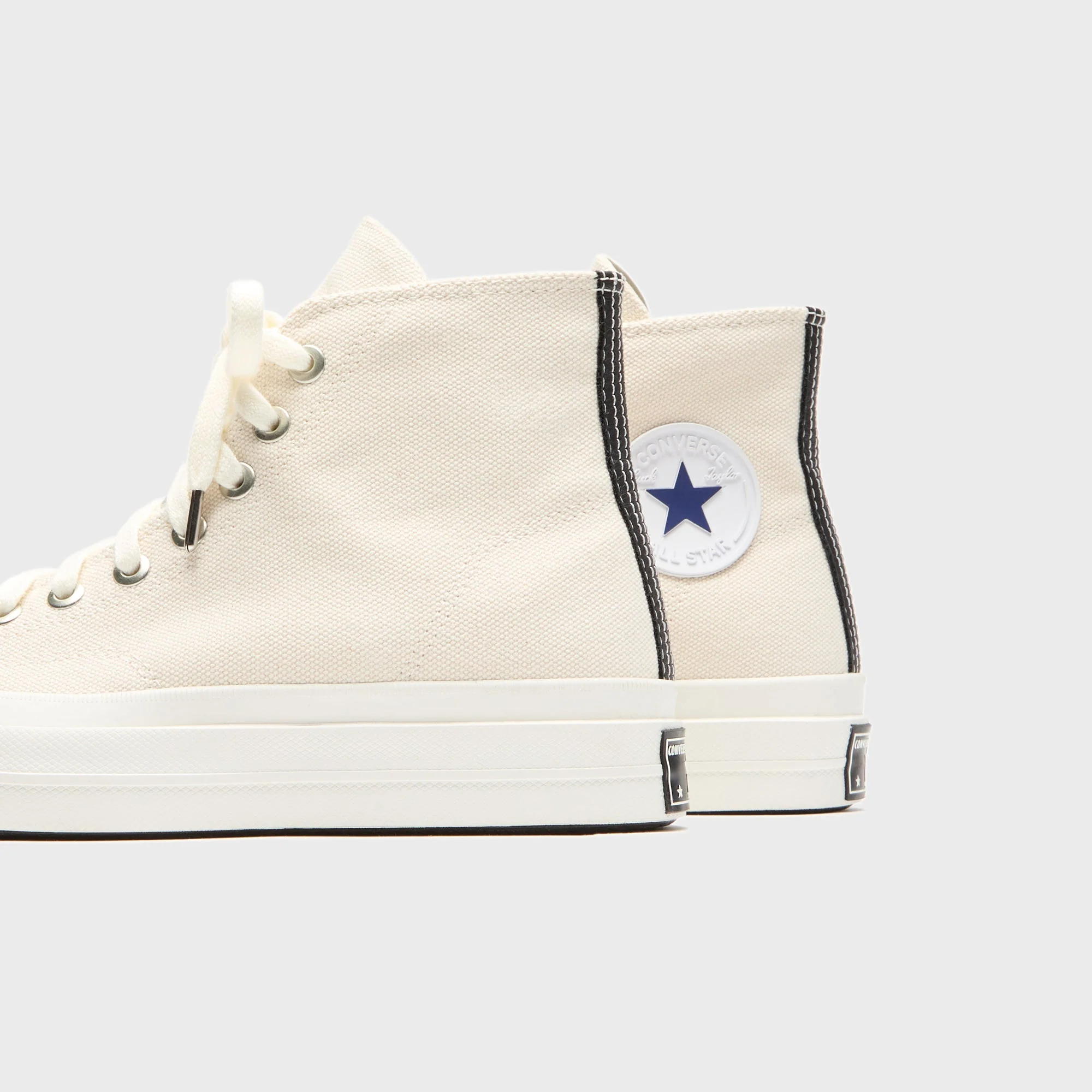 Converse First String Vintage Heavyweight Canvas - Cream / White / Navy - Image 3