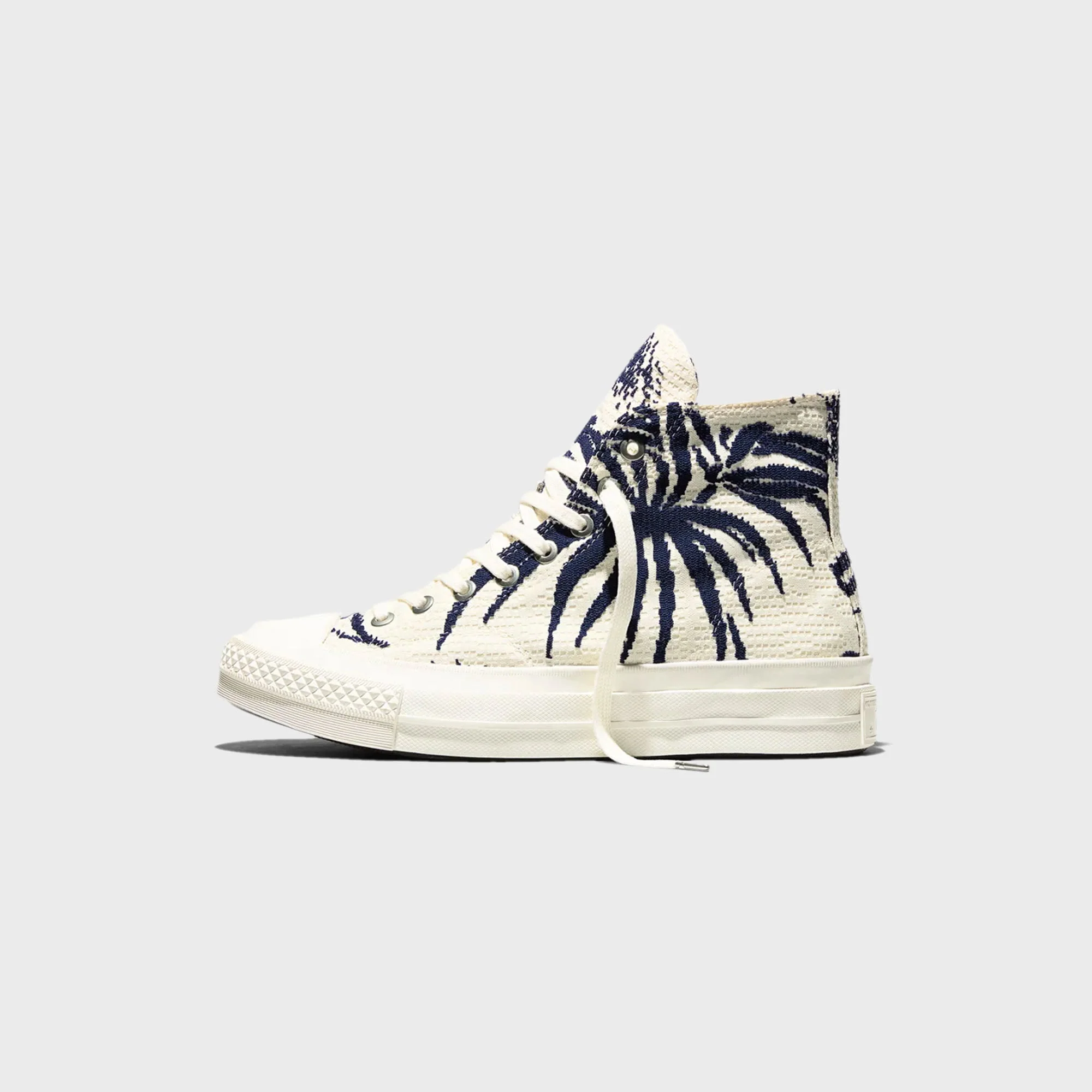 Converse First String Japanese Tropical Knit - Cream / Navy - Image 4