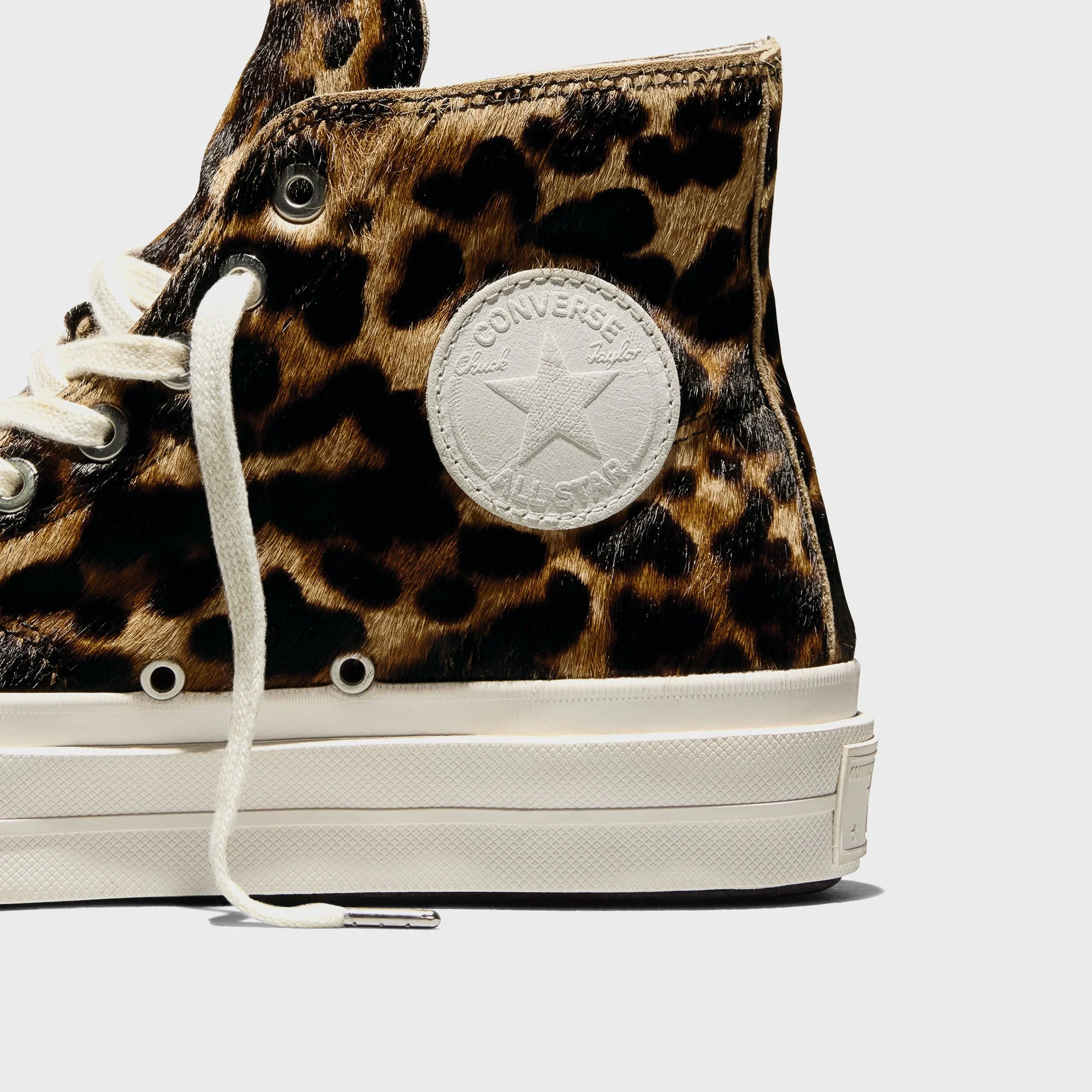 Converse First String Chuck Taylor All Star- Leopard / Snow White - Image 6