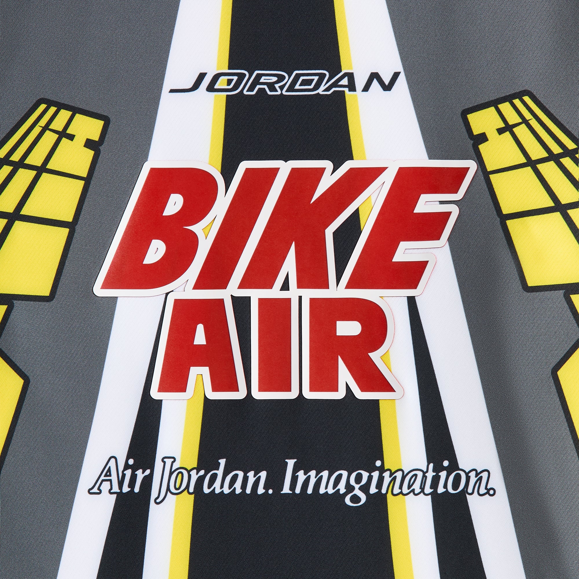 Jordan x Nigel Sylvester Bike Air Jersey - Iron Grey / Black / Cinnabar - Image 3