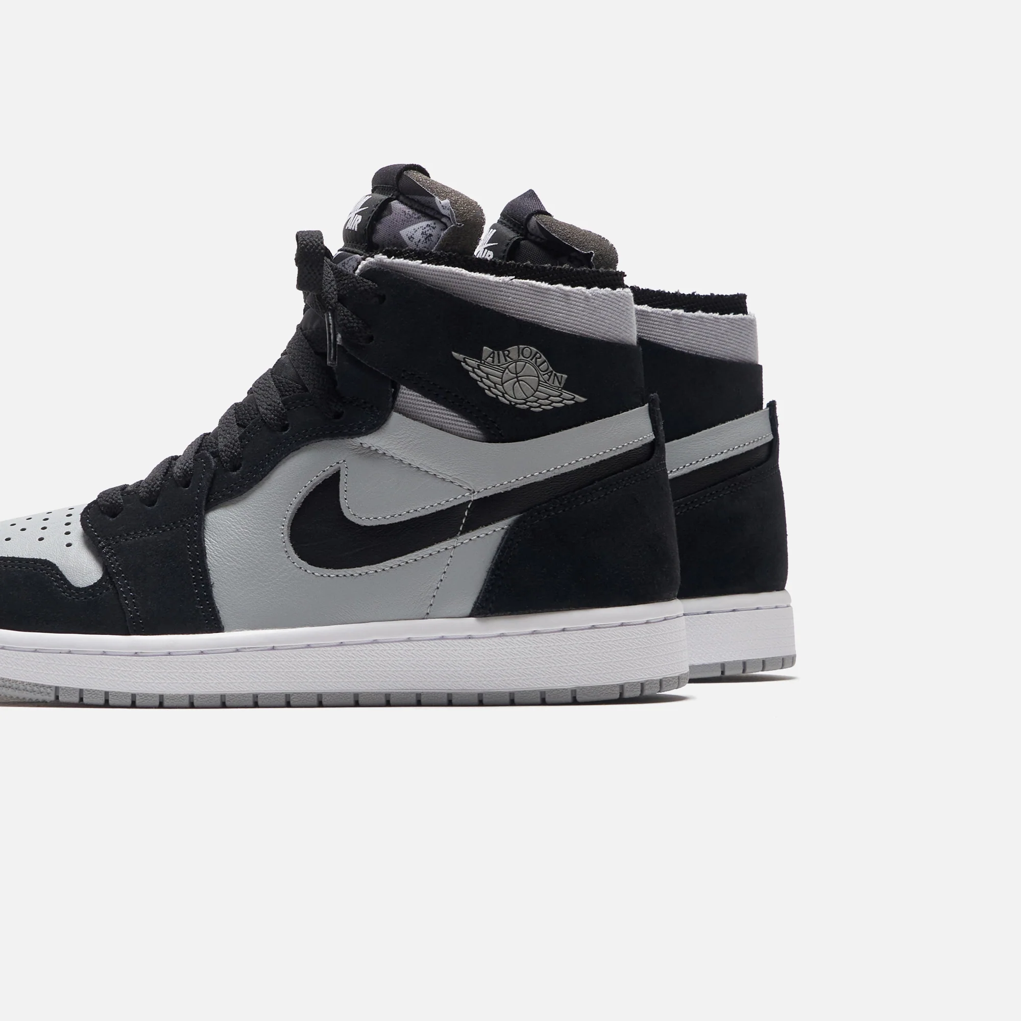 Nike Air Jordan 1 Zoom Cmft - Black / White / Light Smoke Grey - Image 3