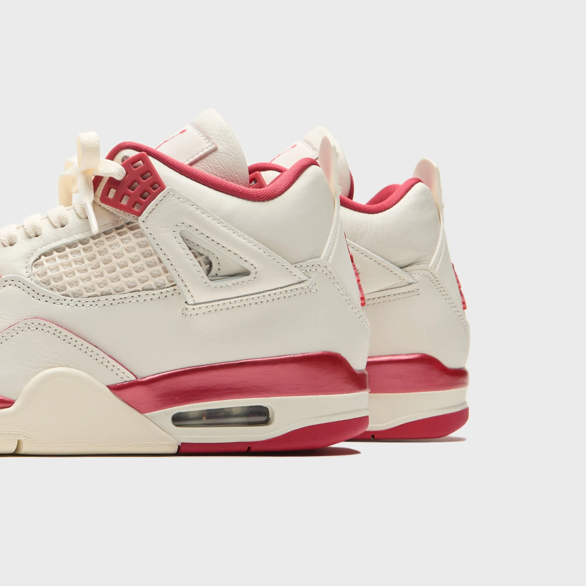 Jordan WMNS Air Jordan 4 Retro - Pale Ivory / Tough Red - Image 3