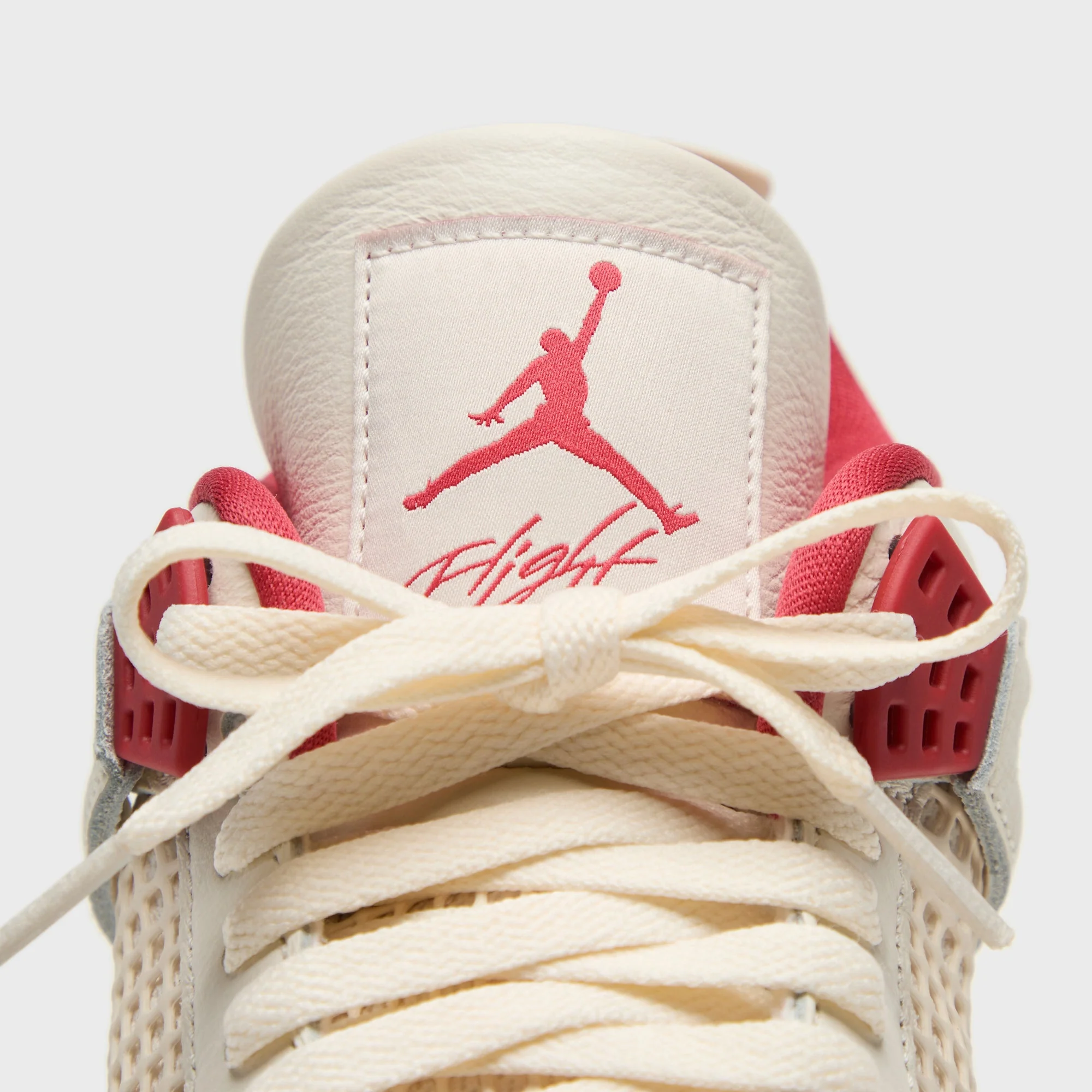 Jordan WMNS Air Jordan 4 Retro - Pale Ivory / Tough Red - Image 7