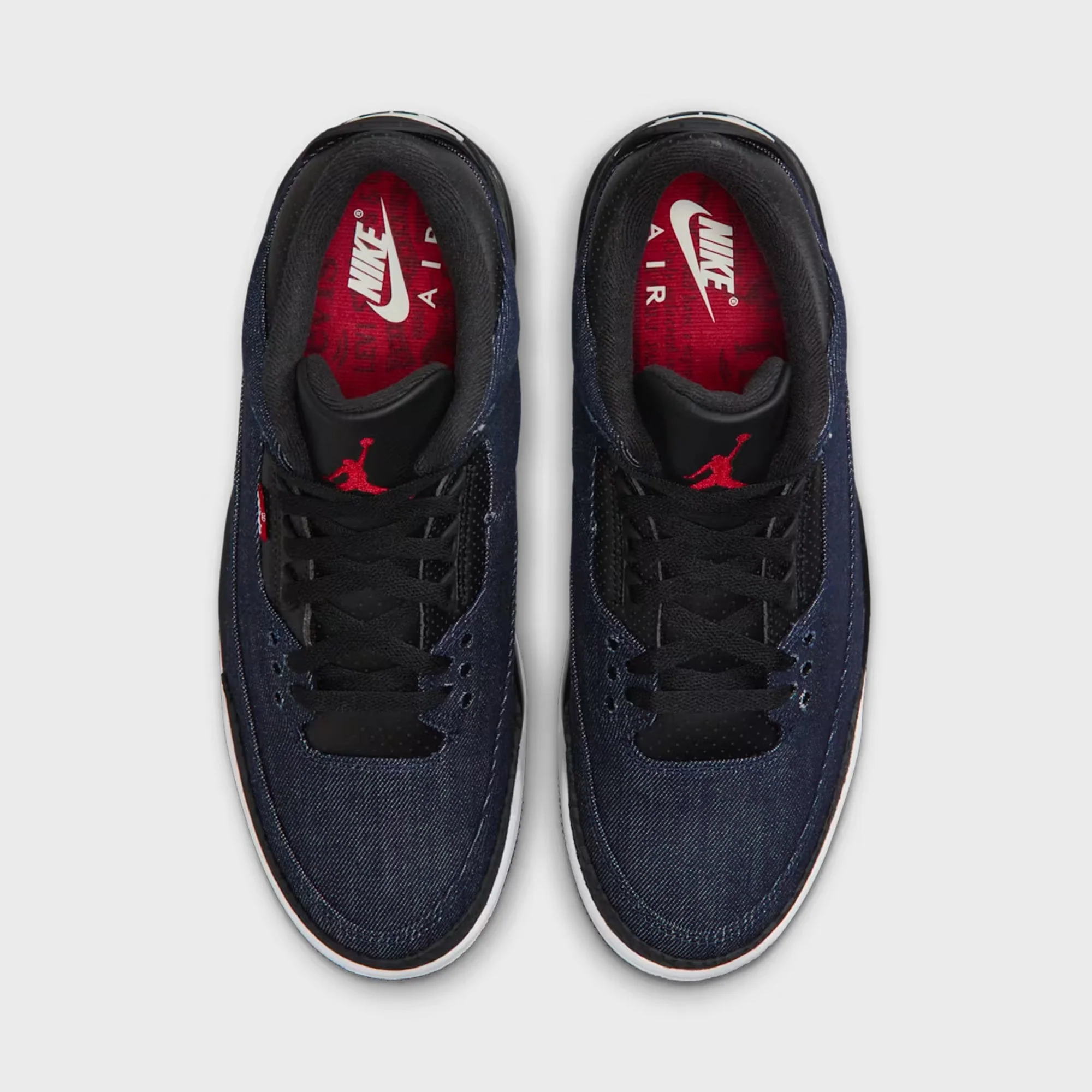 Jordan x Levi's Air Jordan 3 - Indigo / Gym Red - Image 3