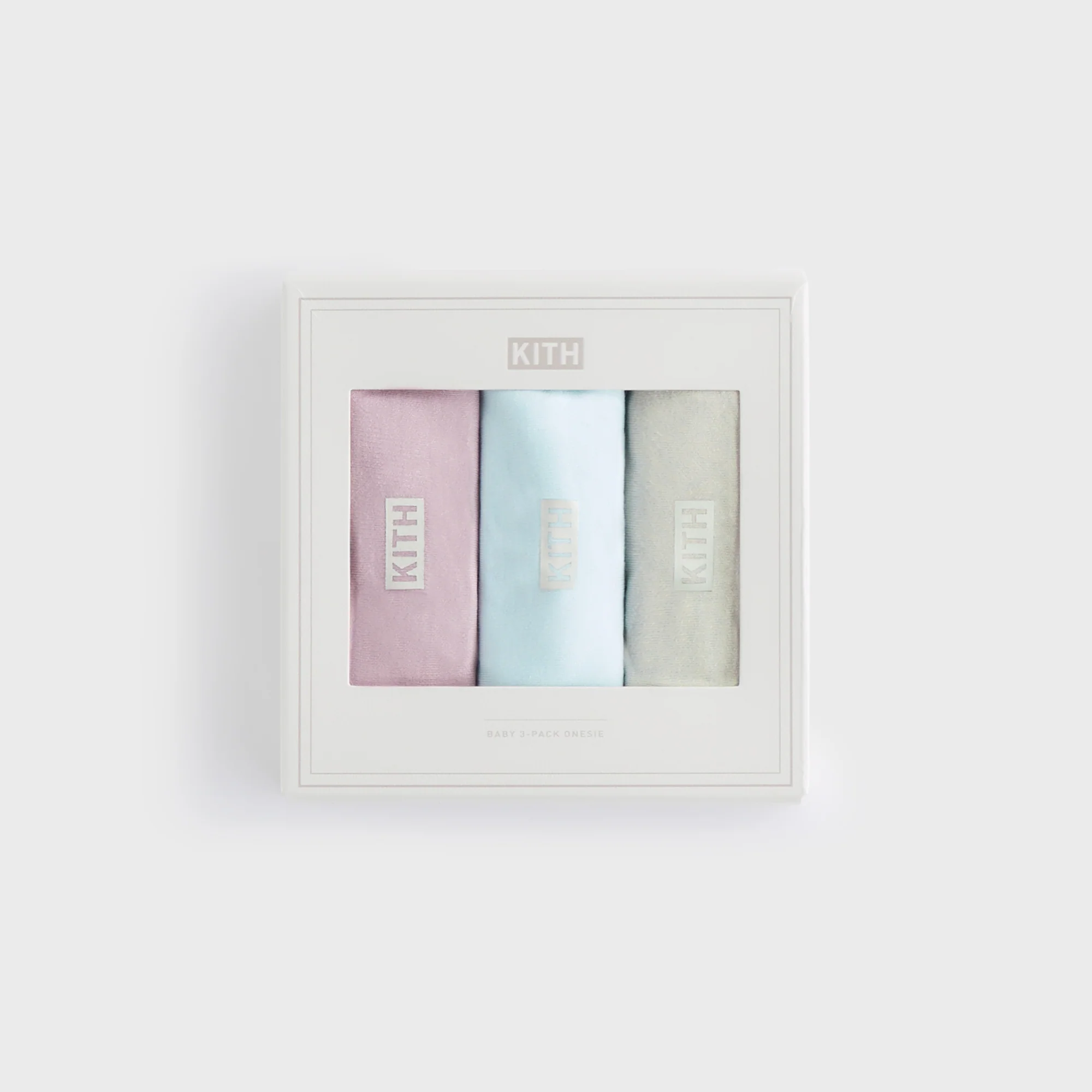 Kith Baby Palette 3-Pack Bodysuit - Dusty Quartz - Image 6