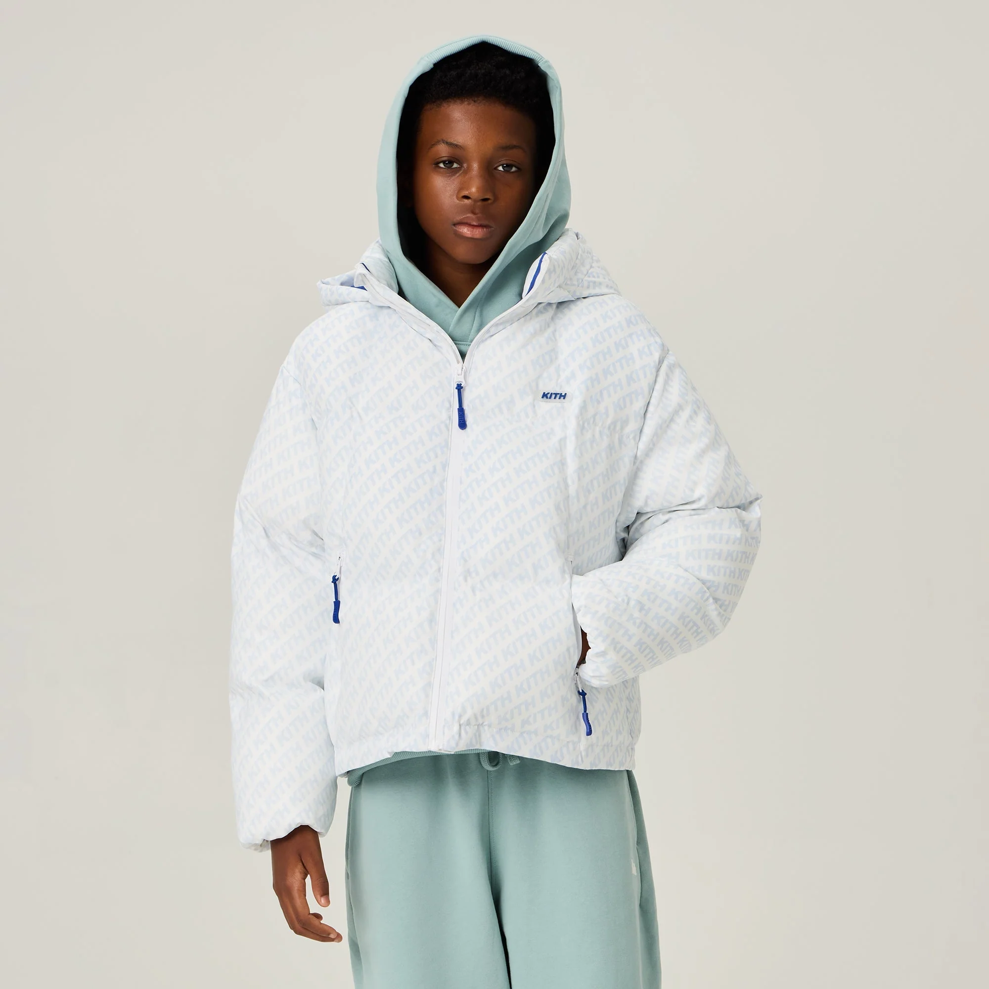 Kith Kids Temperature Reactive Midi Puffer - Cyclone - Image 3
