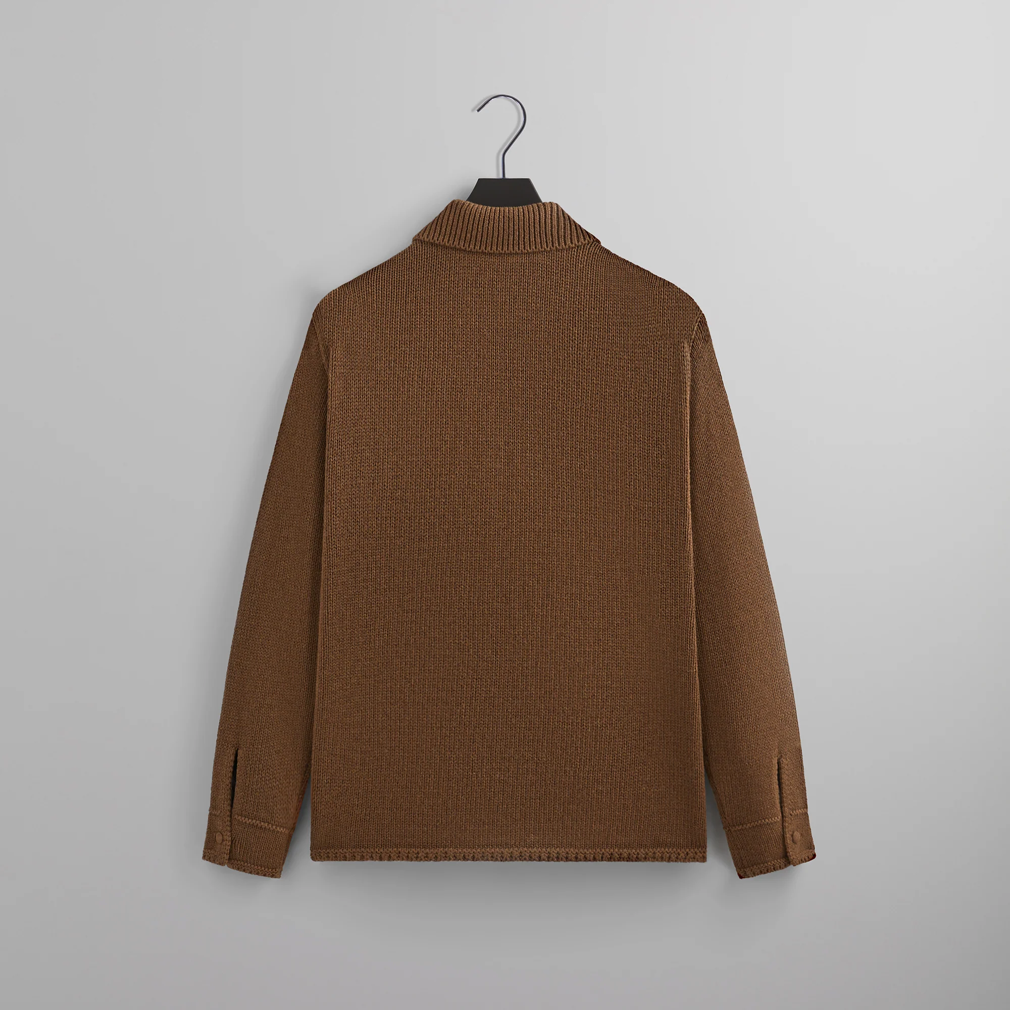 Kith Chunky Knit Ginza Cardigan - Earth Heather - Image 3