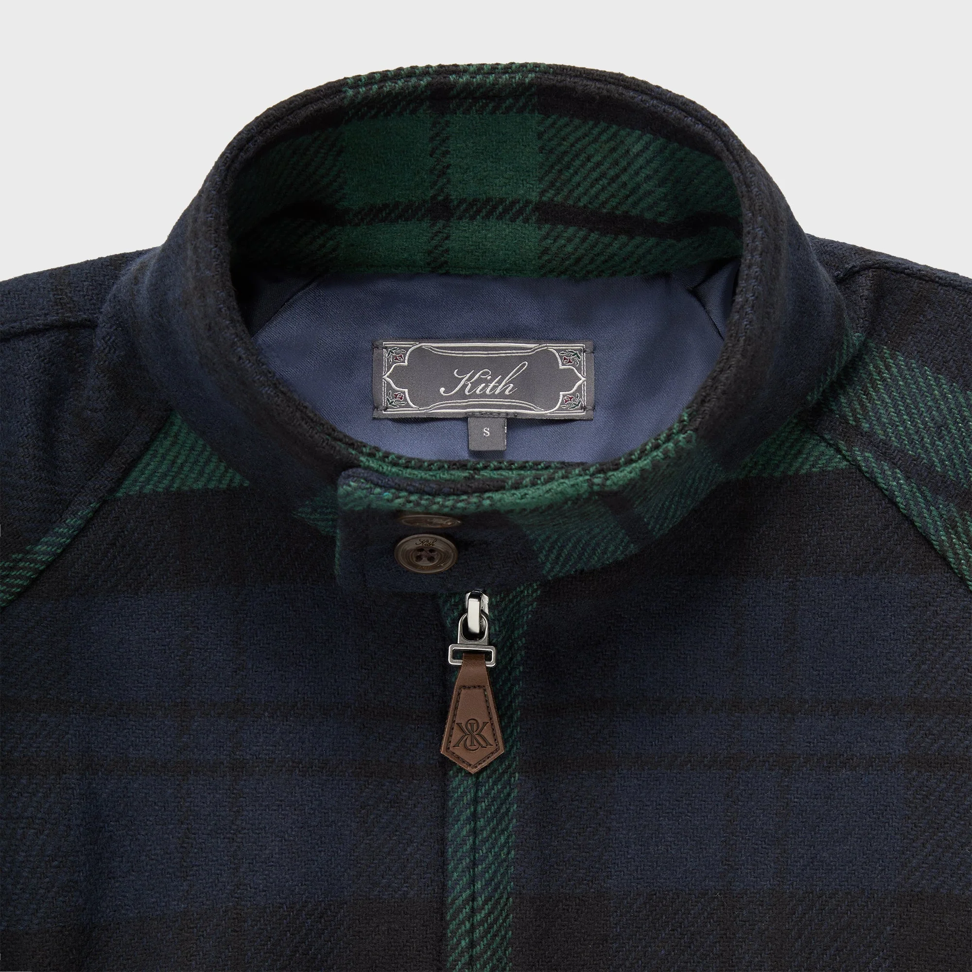 Kith Brushed Plaid Harrington Jacket - Eve - Image 4