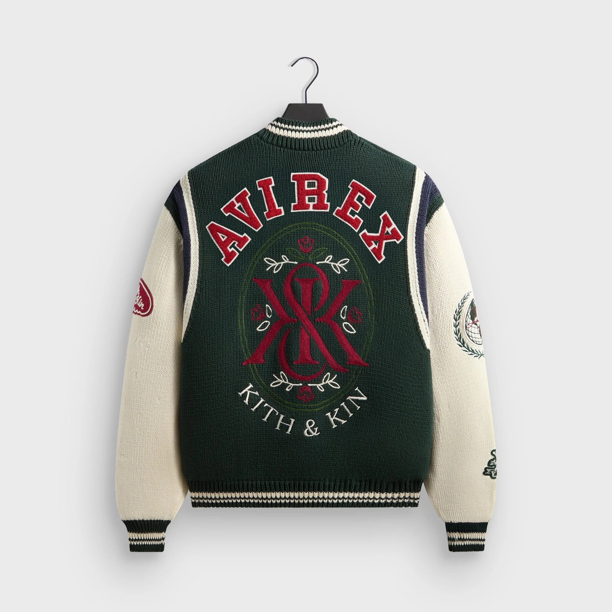 Kith for AVIREX Porter Varsity Knit Bomber - Stadium - Image 3