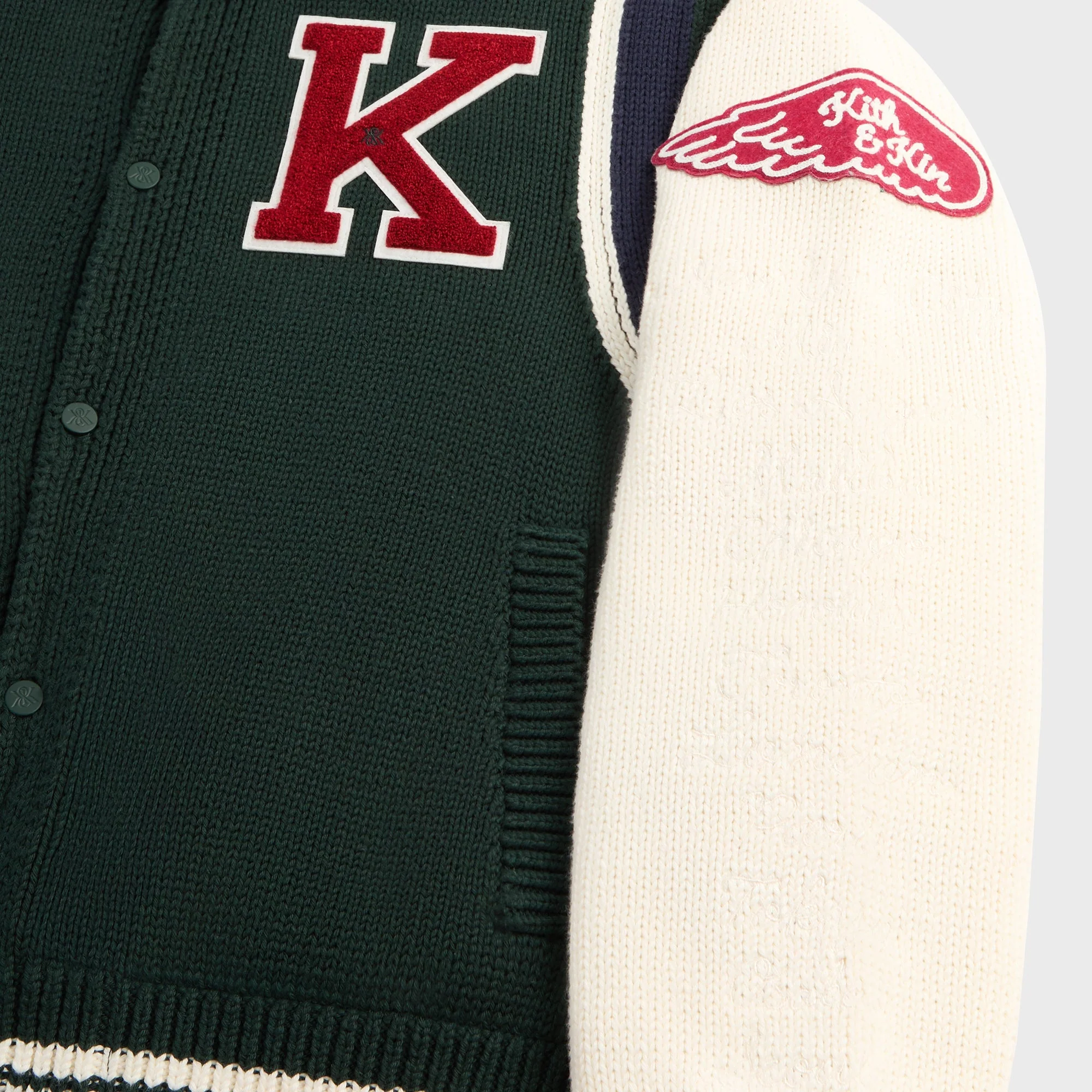 Kith for AVIREX Porter Varsity Knit Bomber - Stadium - Image 5