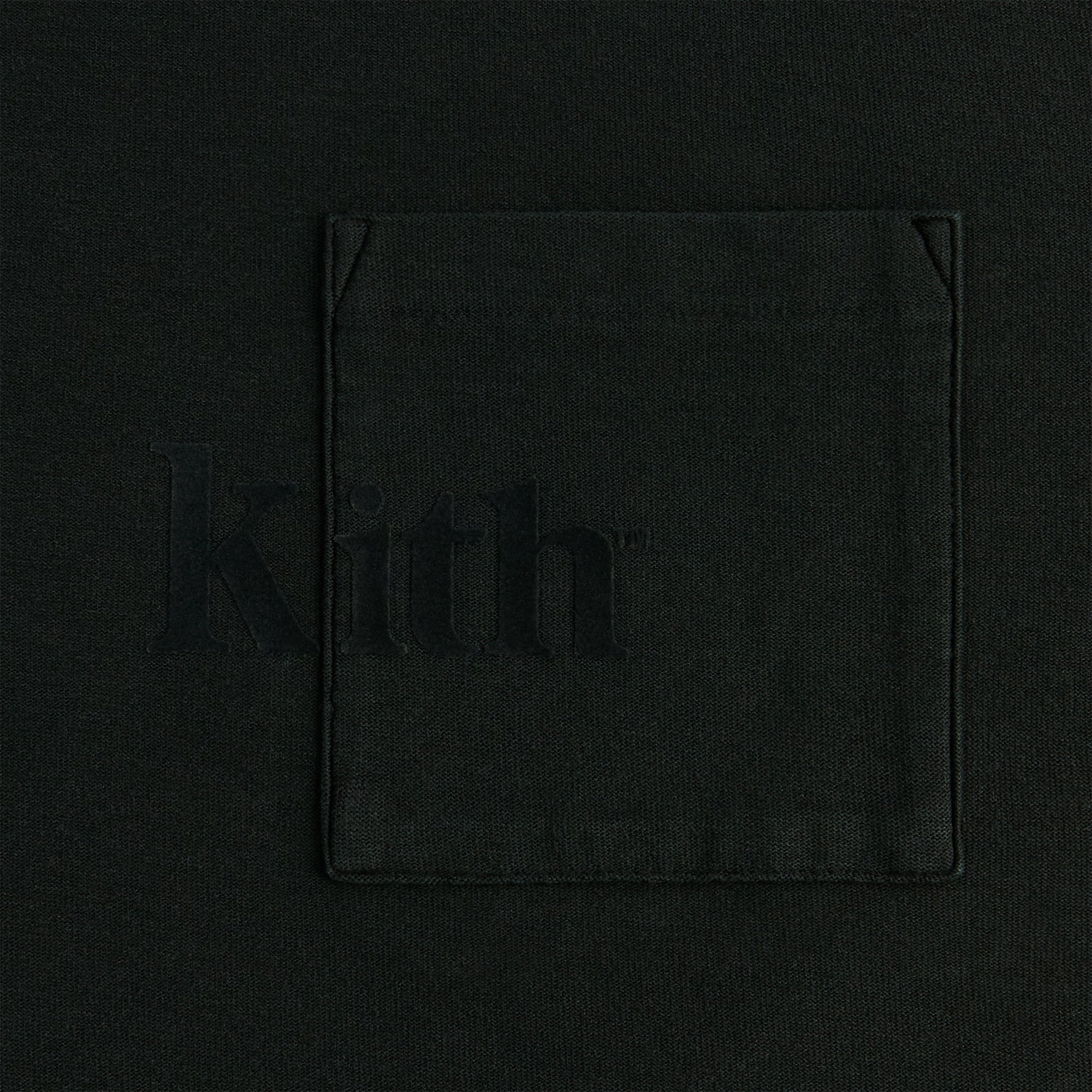 Kith Long Sleeve Quinn Tee - Black - Image 3