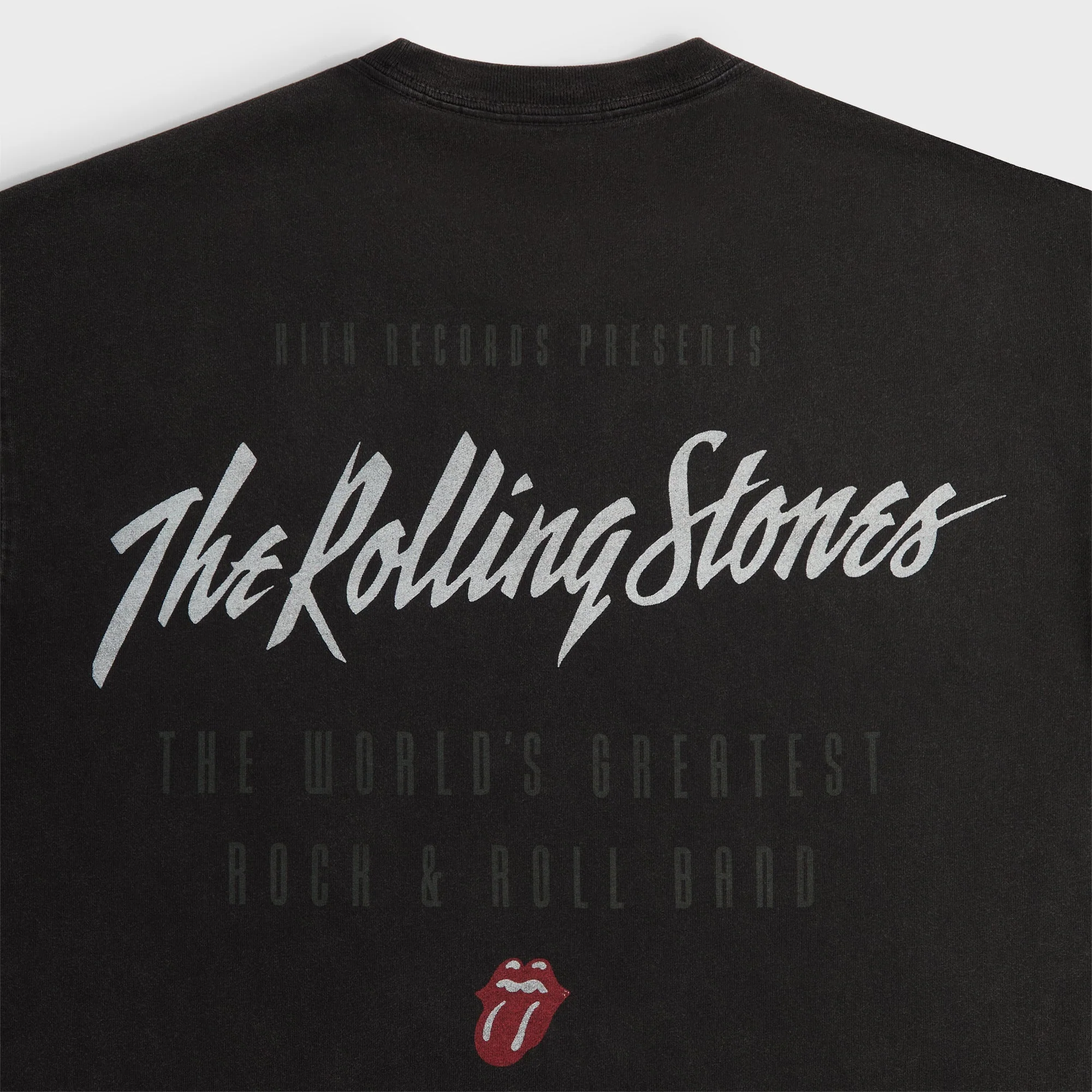 Kith for The Rolling Stones Keith Richards Concert Photo Vintage Tee - Black - Image 6