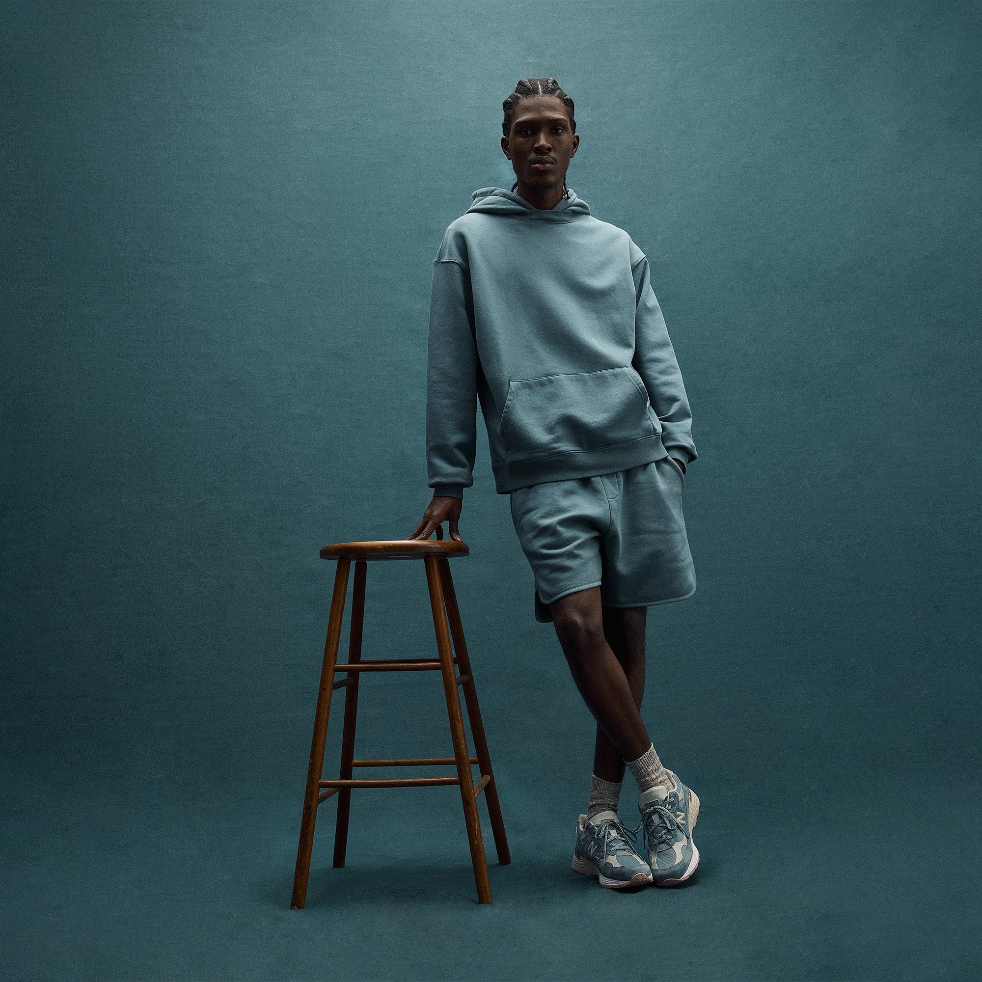 Kith 101 Plush Back Williams II Hoodie - Reef - Image 3