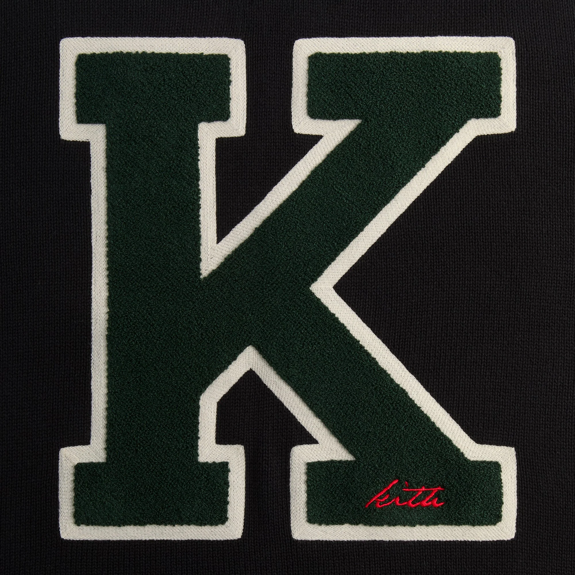 Kith for AVIREX Beau Knit K Jersey - Black - Image 5