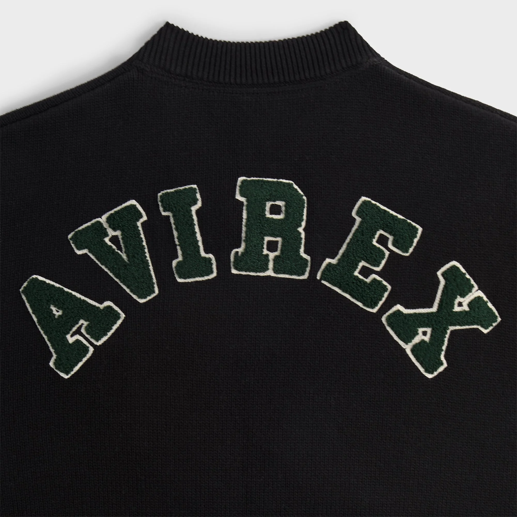 Kith for AVIREX Beau Knit K Jersey - Black - Image 6