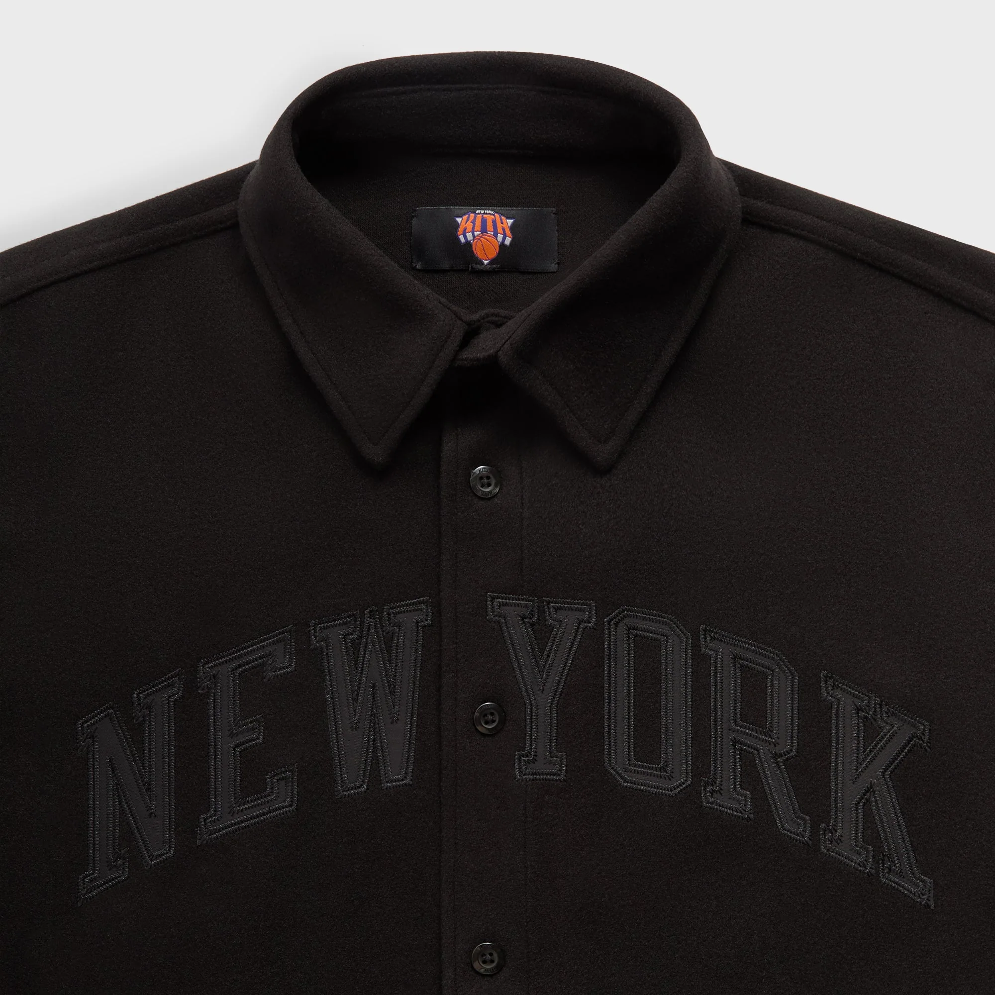 Kith for the New York Knicks Felted Apollo Shirt - Black - Image 4