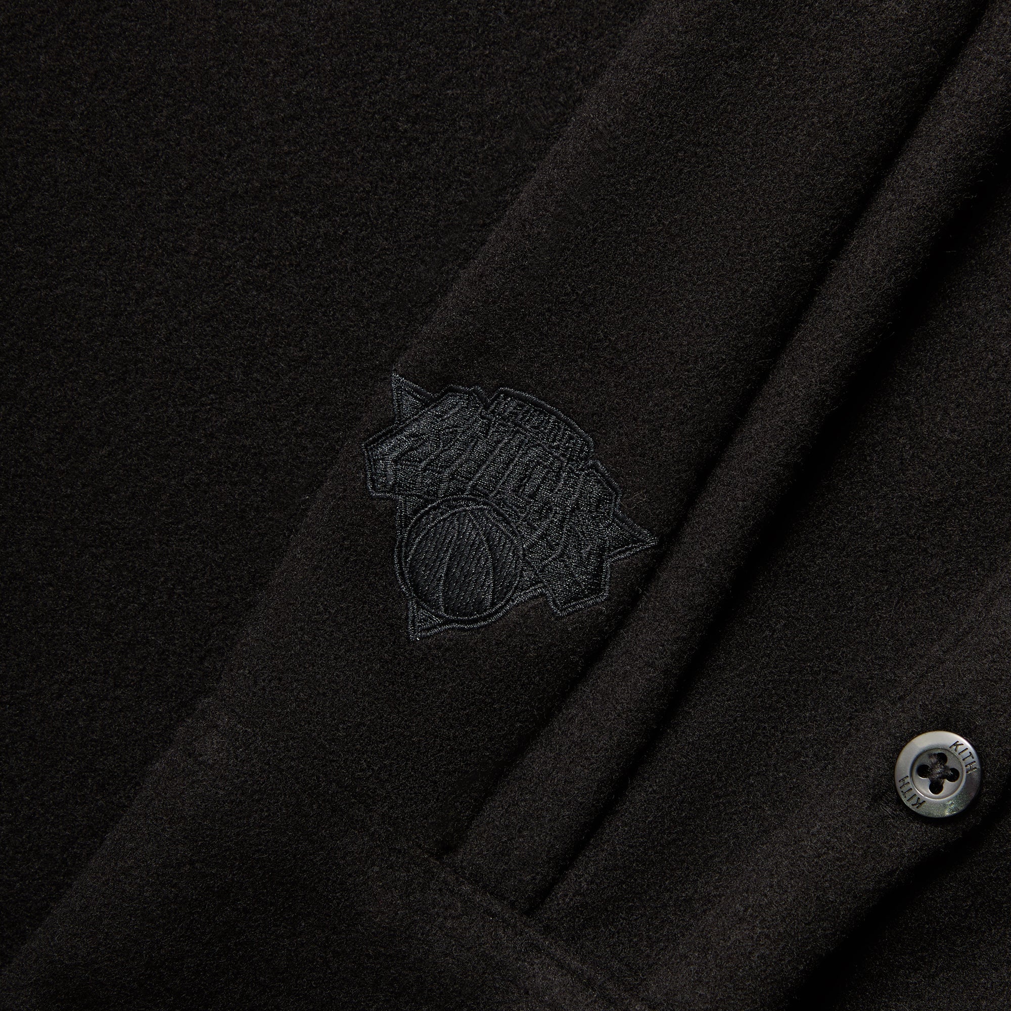 Kith for the New York Knicks Felted Apollo Shirt - Black - Image 5