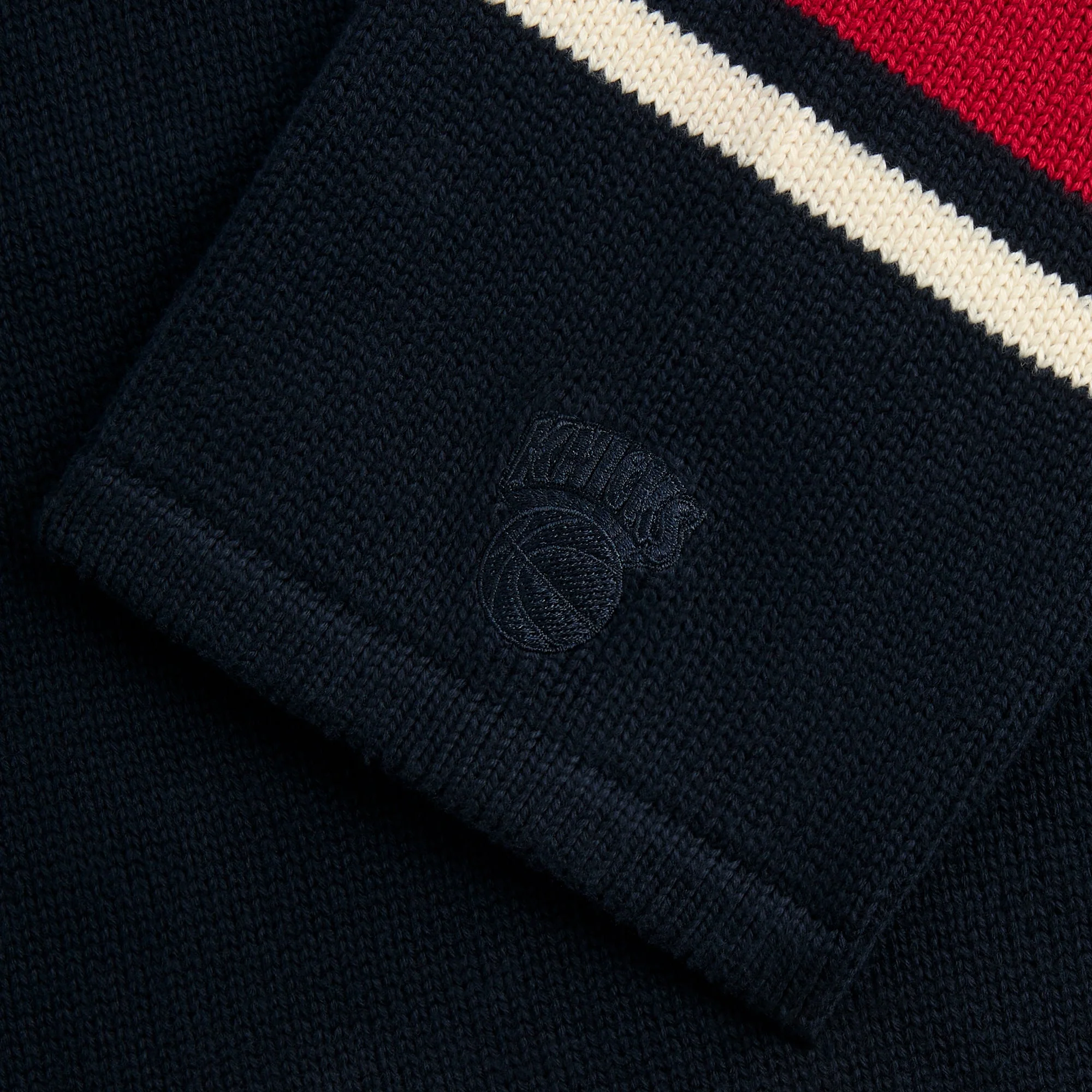 Kith for the New York Knicks Classic Beau Knit Sweater - Nocturnal - Image 7