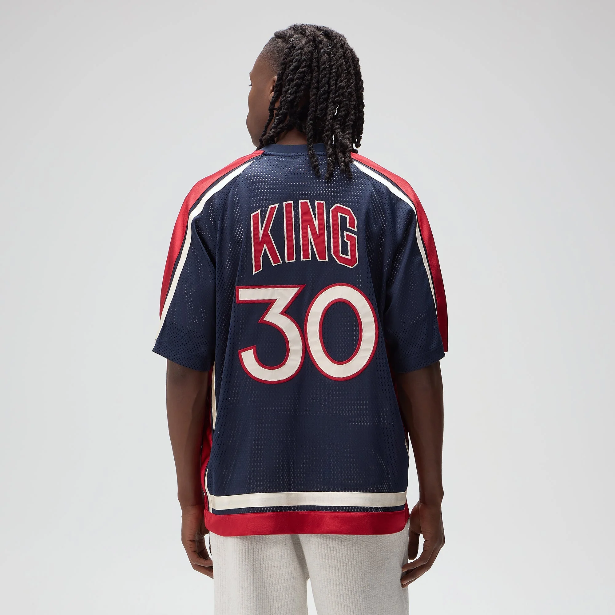 Kith for the New York Knicks Bernard King Mesh Shirt - Nocturnal - Image 3