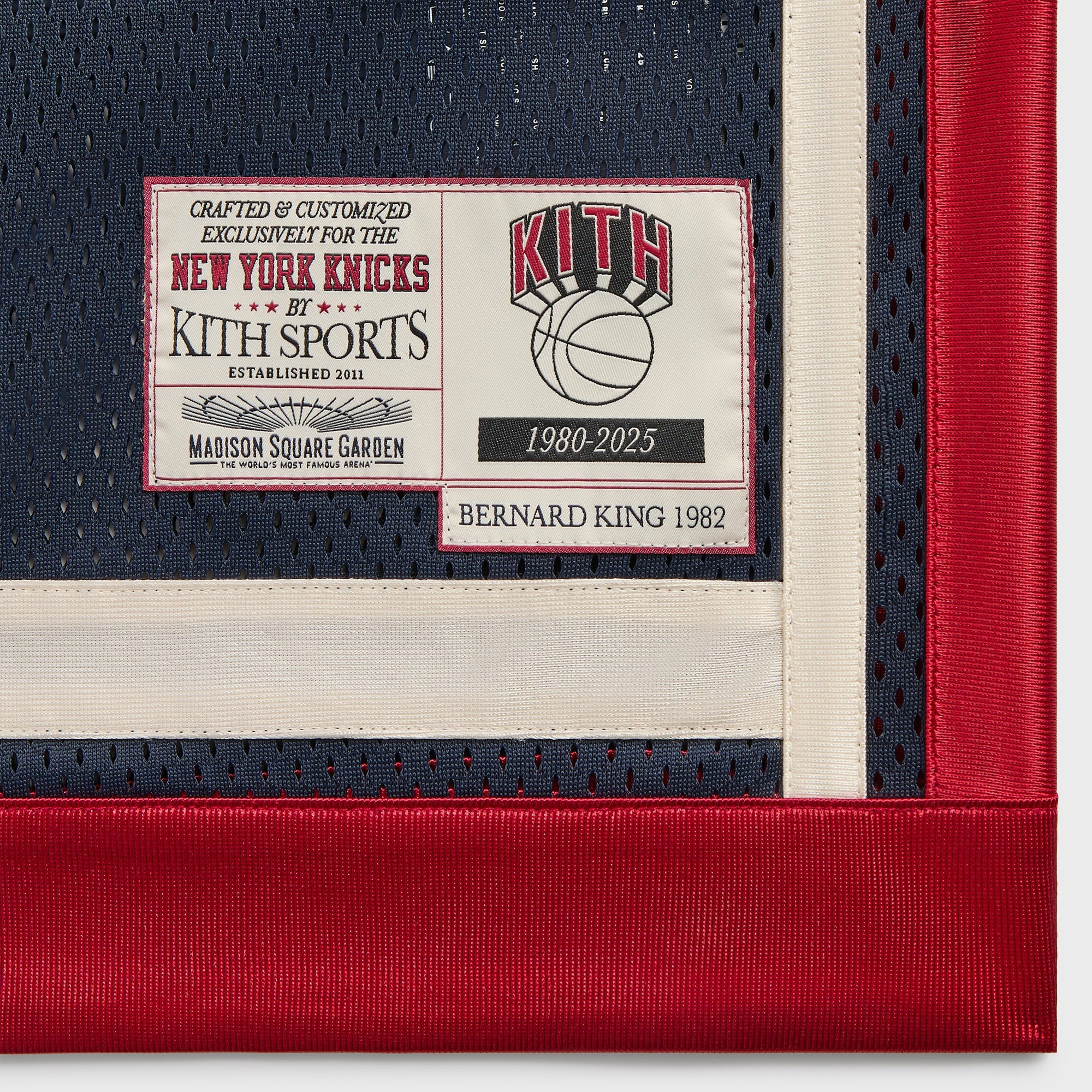 Kith for the New York Knicks Bernard King Mesh Shirt - Nocturnal - Image 6