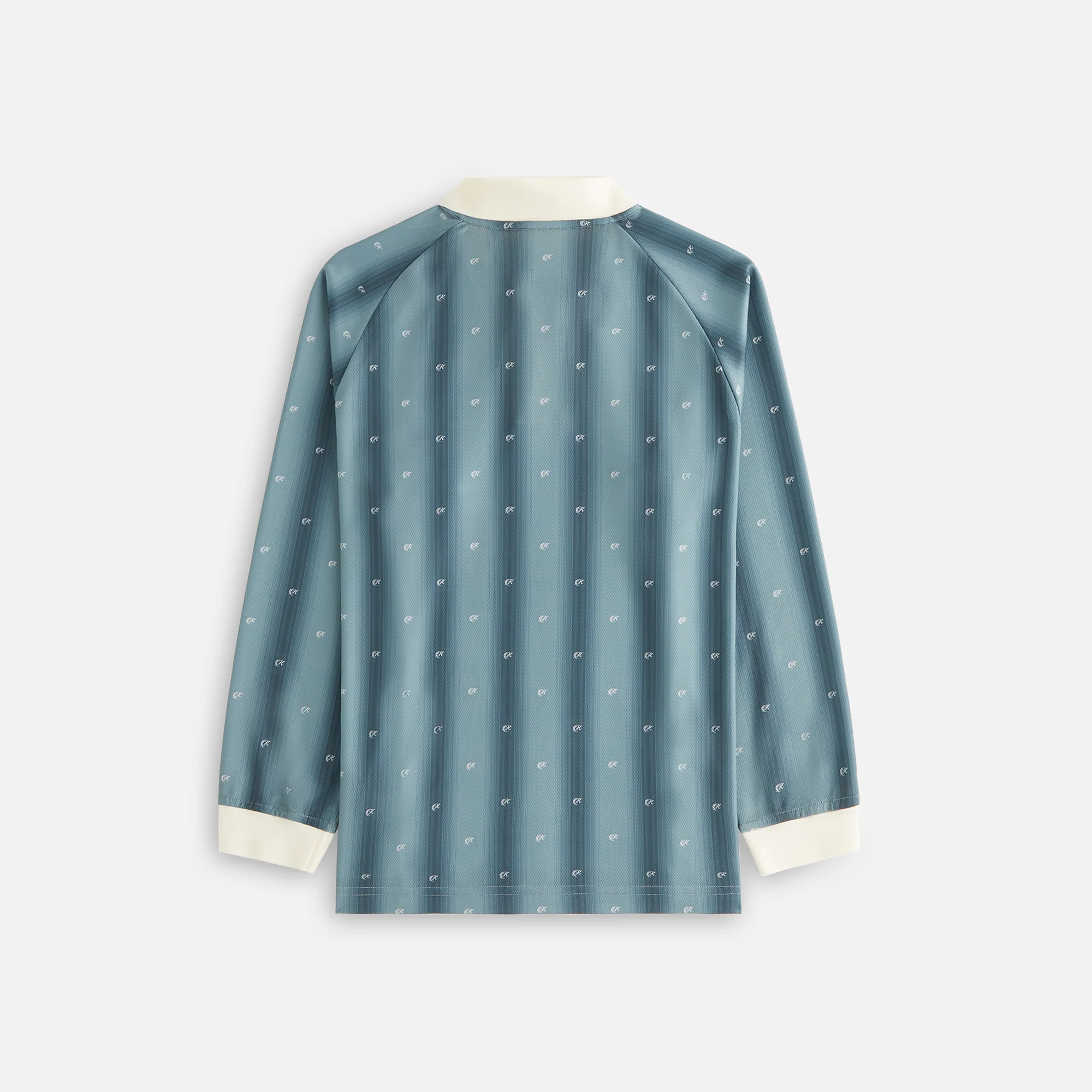 Kith Women Ridley Polo Monogram Long Sleeve Jersey - Court - Image 3