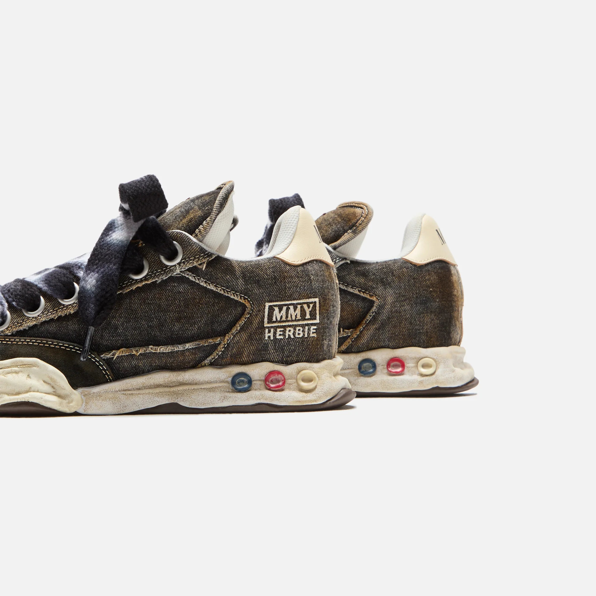 Mihara Yasuhiro Herbie Original Sole Puffer Canvas Low-Top Sneaker - Black - Image 3