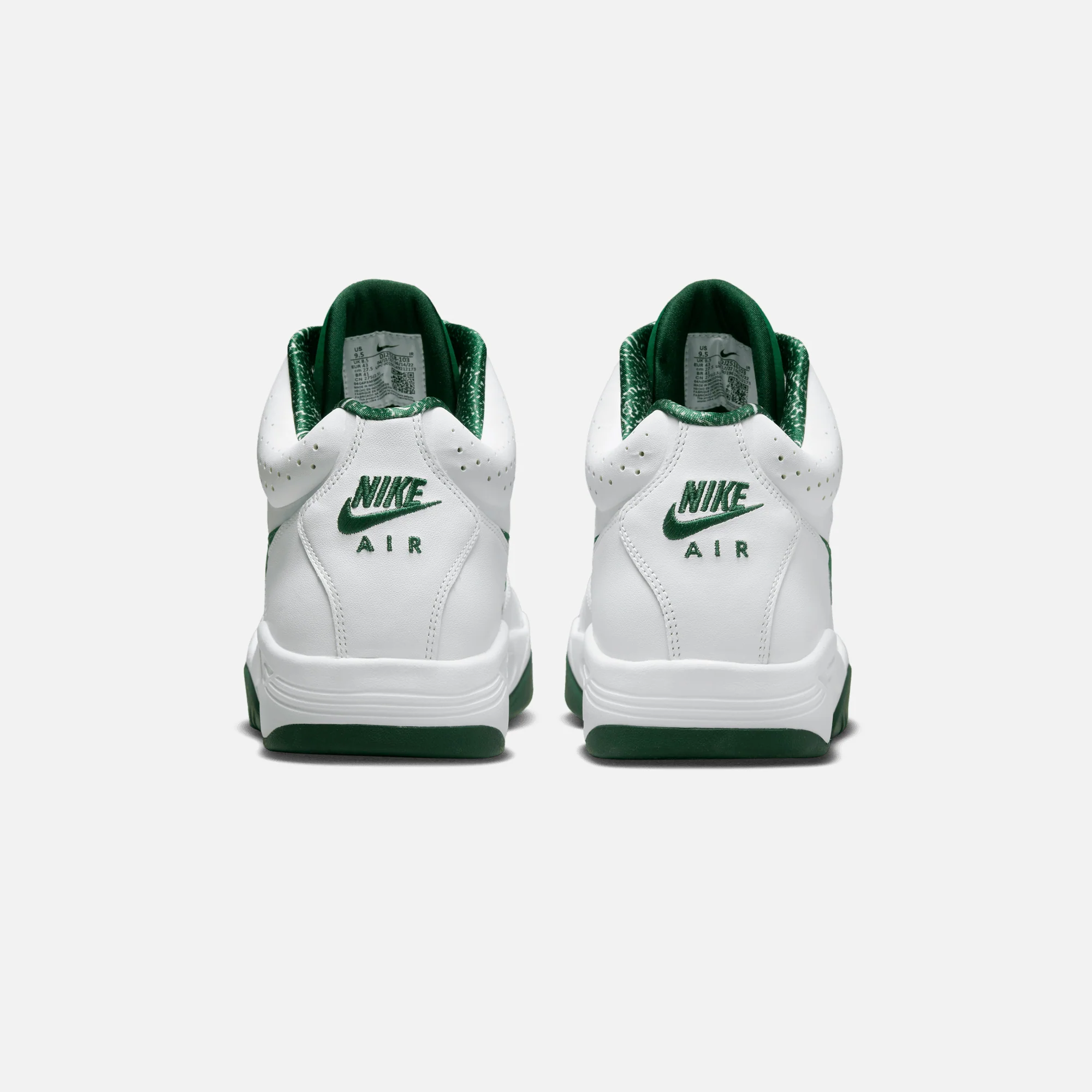 Nike Air Flight Lite Mid - White / Gorge Green - Image 4