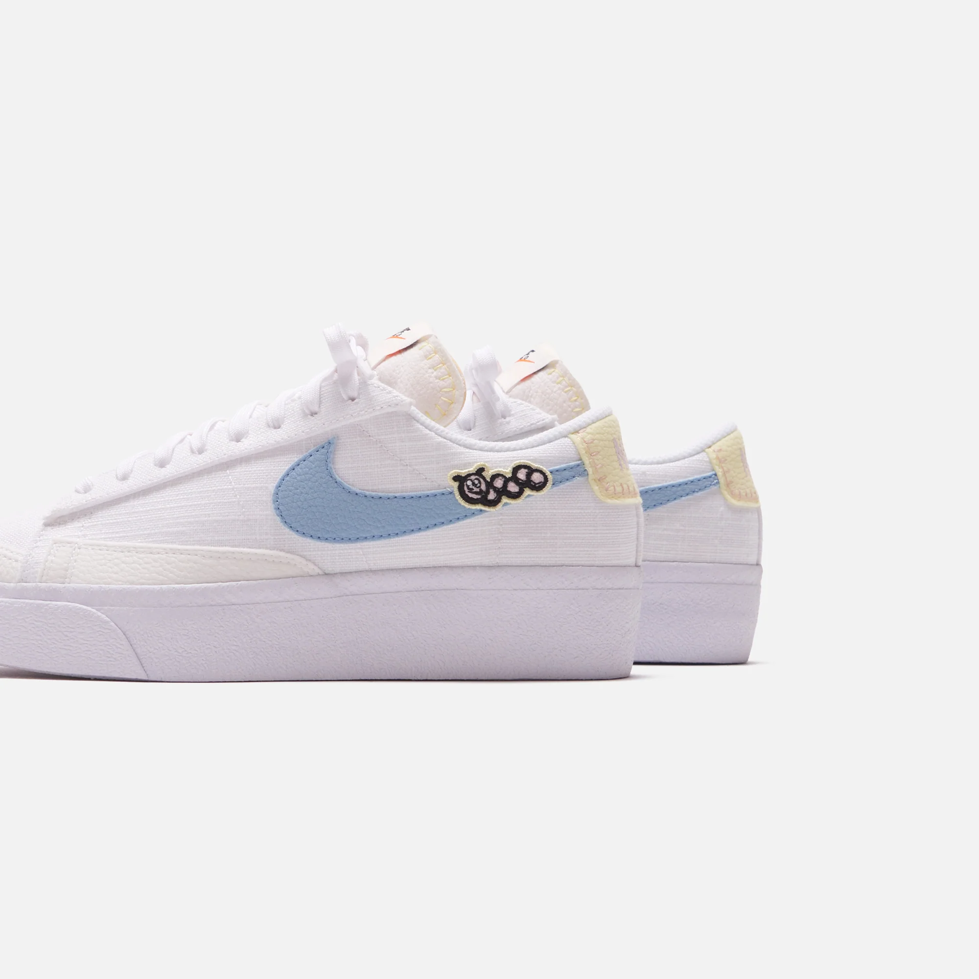 Nike WMNS Blazer LW Platform SE - White / Pink Oxford / Pale Ivory / Boarder Blue - Image 3