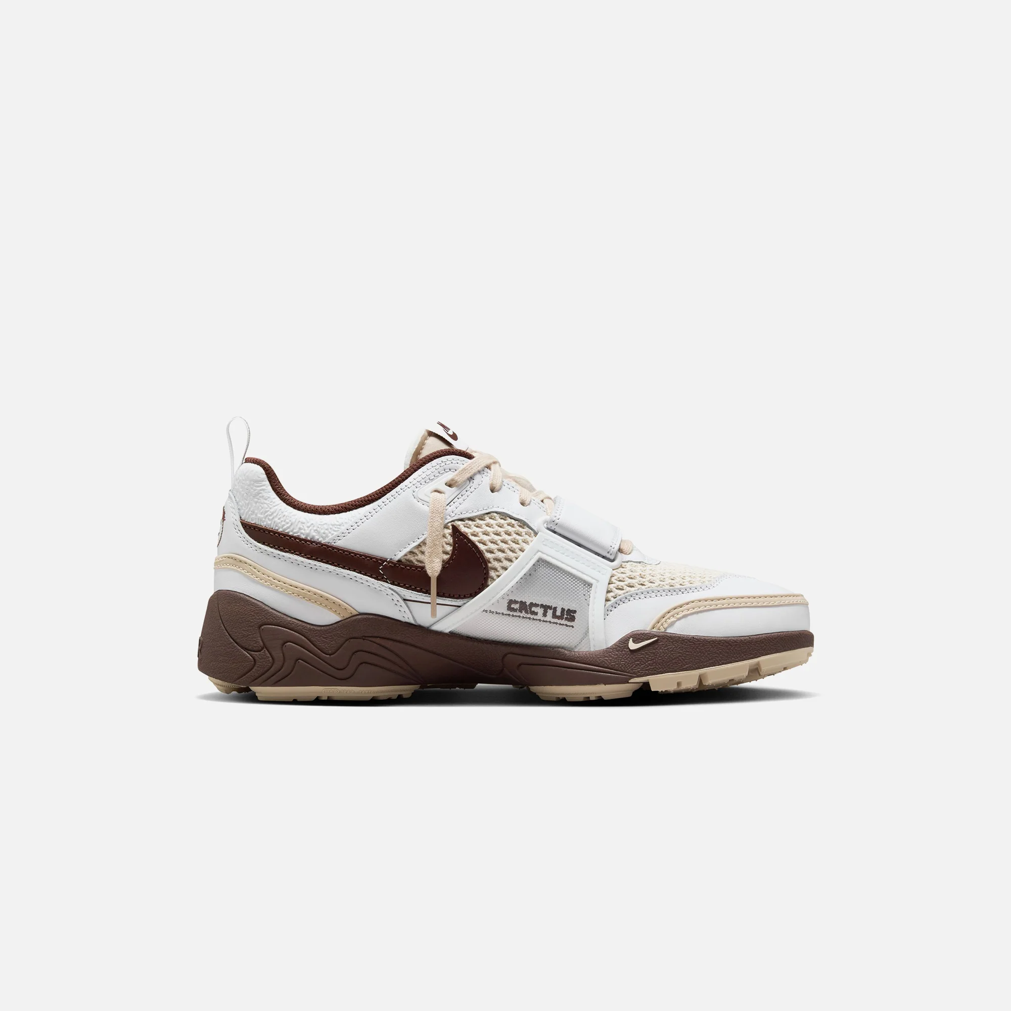Nike x Travis Scott Jumpman Jack Zoom Field Jaxx - White / Light Chocolate - Image 3