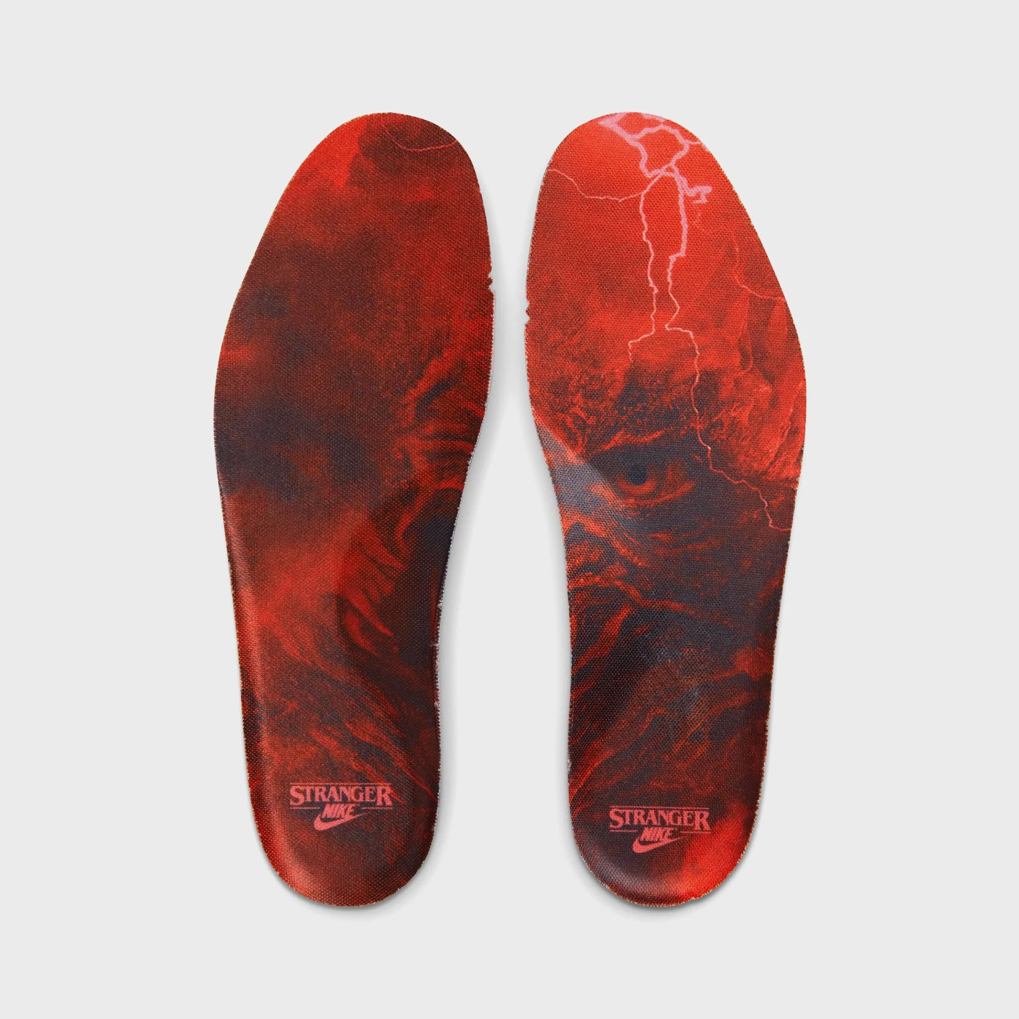 Nike x Stranger Things Air Foamposite One - Black / Bright Crimson / Off Noir - Image 5