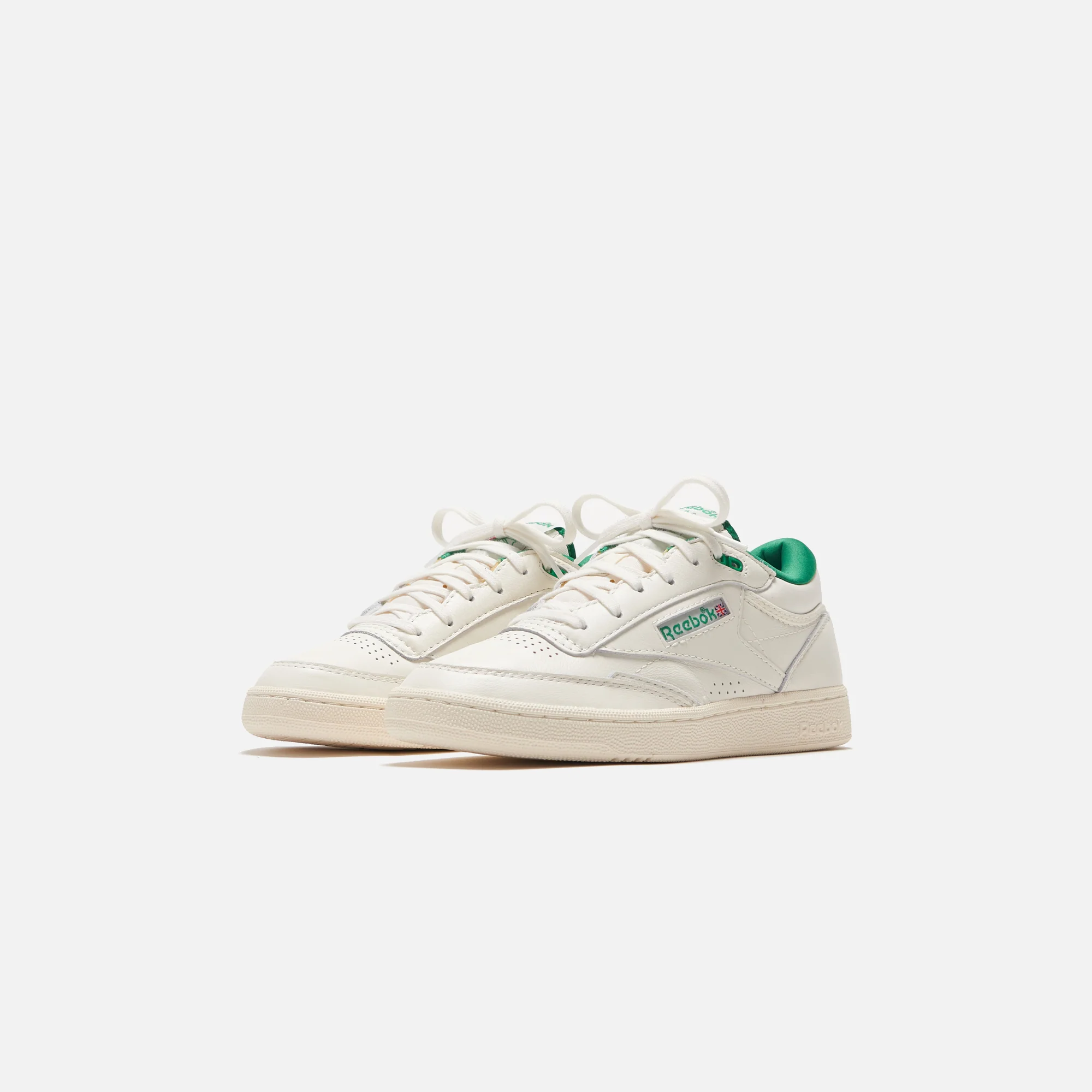 Reebok Club C Mid II Vintage - Chalk / Glen Green / Classic White - Image 3
