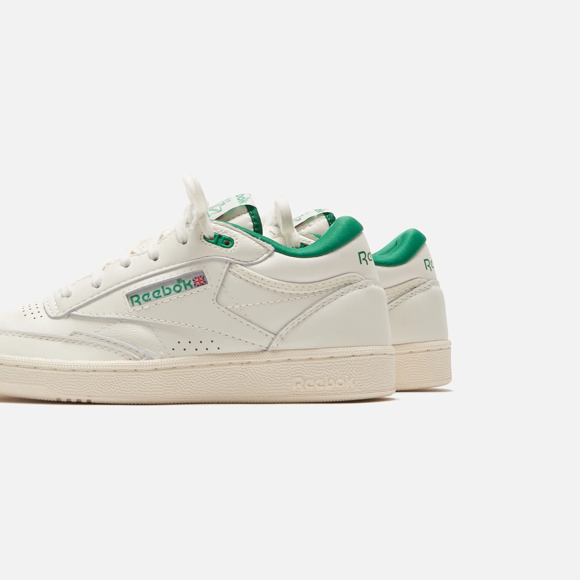 Reebok Club C Mid II Vintage - Chalk / Glen Green / Classic White - Image 4