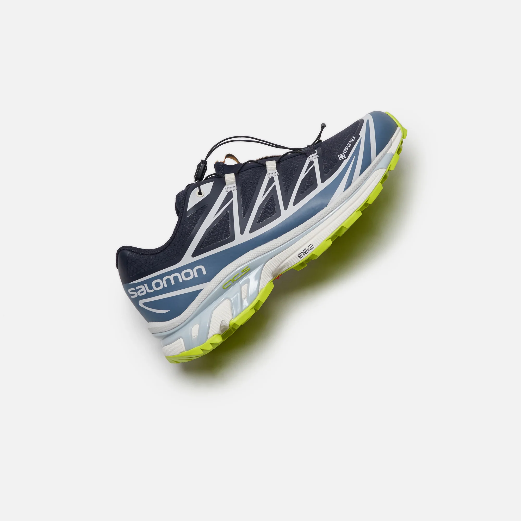 Salomon XT-6 GTX - Night Sky / China Blue / Acid Lime - Image 5