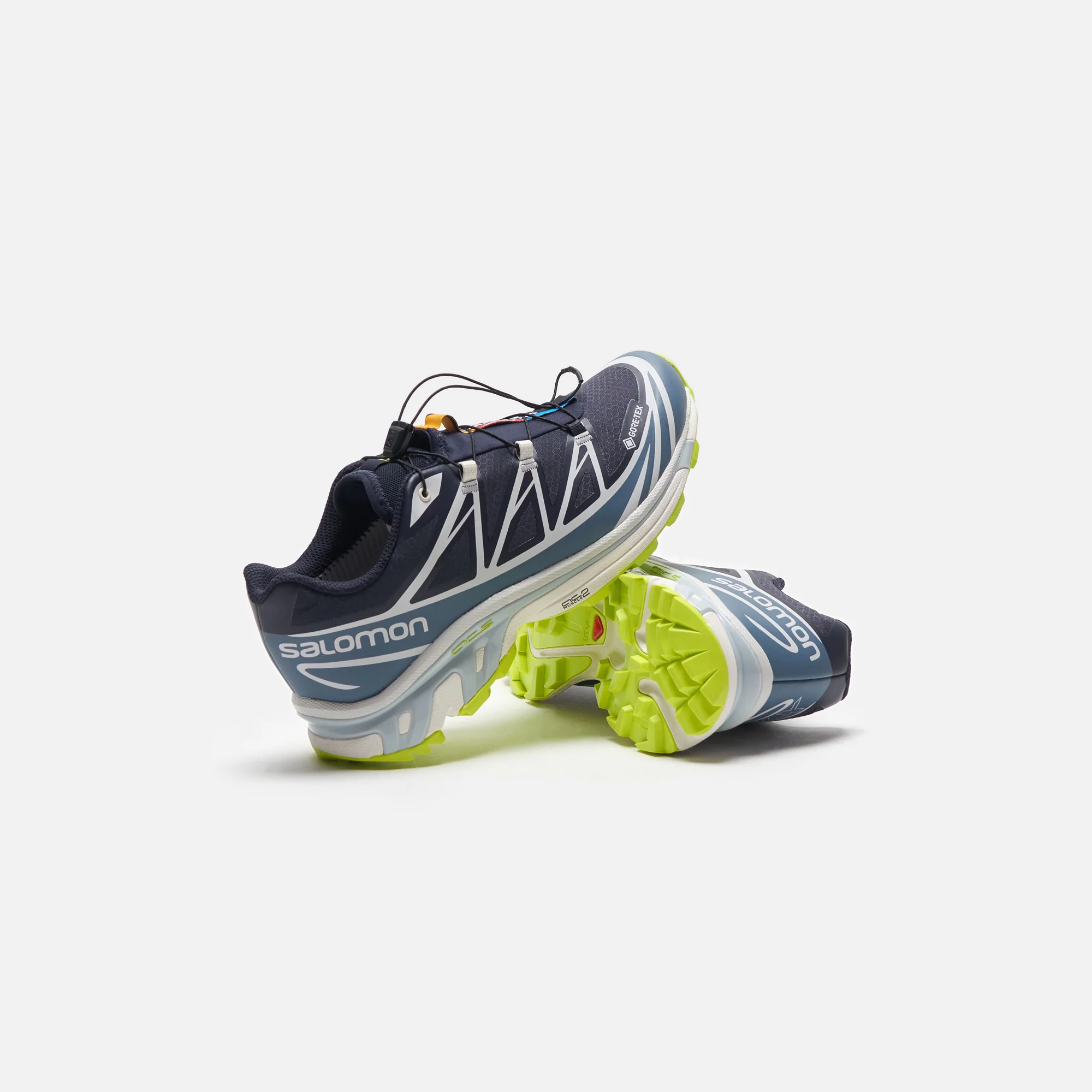 Salomon XT-6 GTX - Night Sky / China Blue / Acid Lime - Image 6